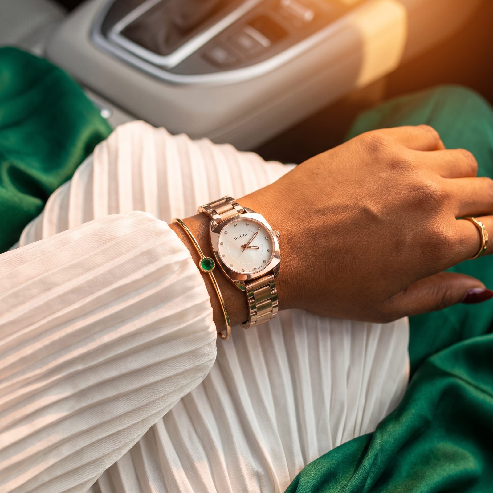 Gucci Rose Gold-Tone Bracelet WatchI view 2