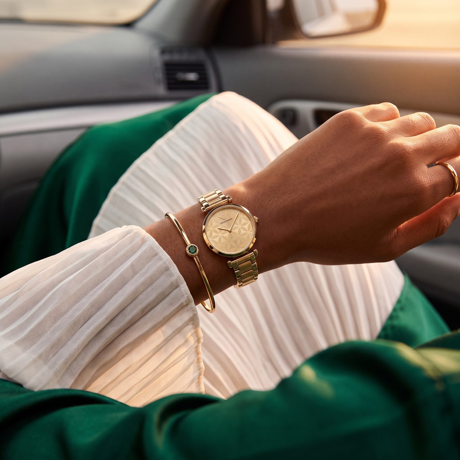 Emporio Armani Gold-Tone Women's Watch view 2