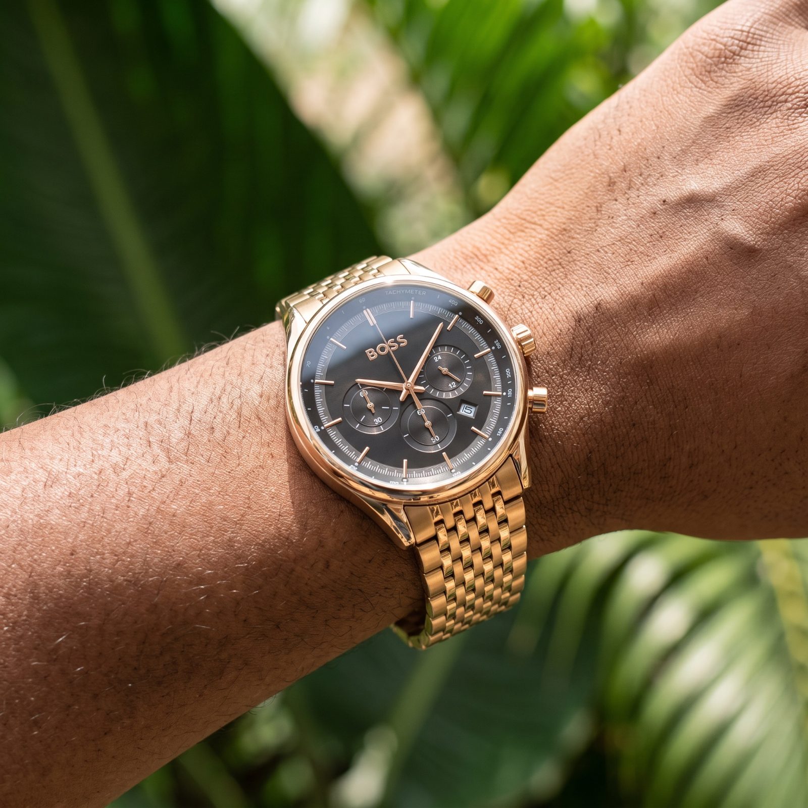 BOSS Chronograph Rose Gold-Tone Watch view 2