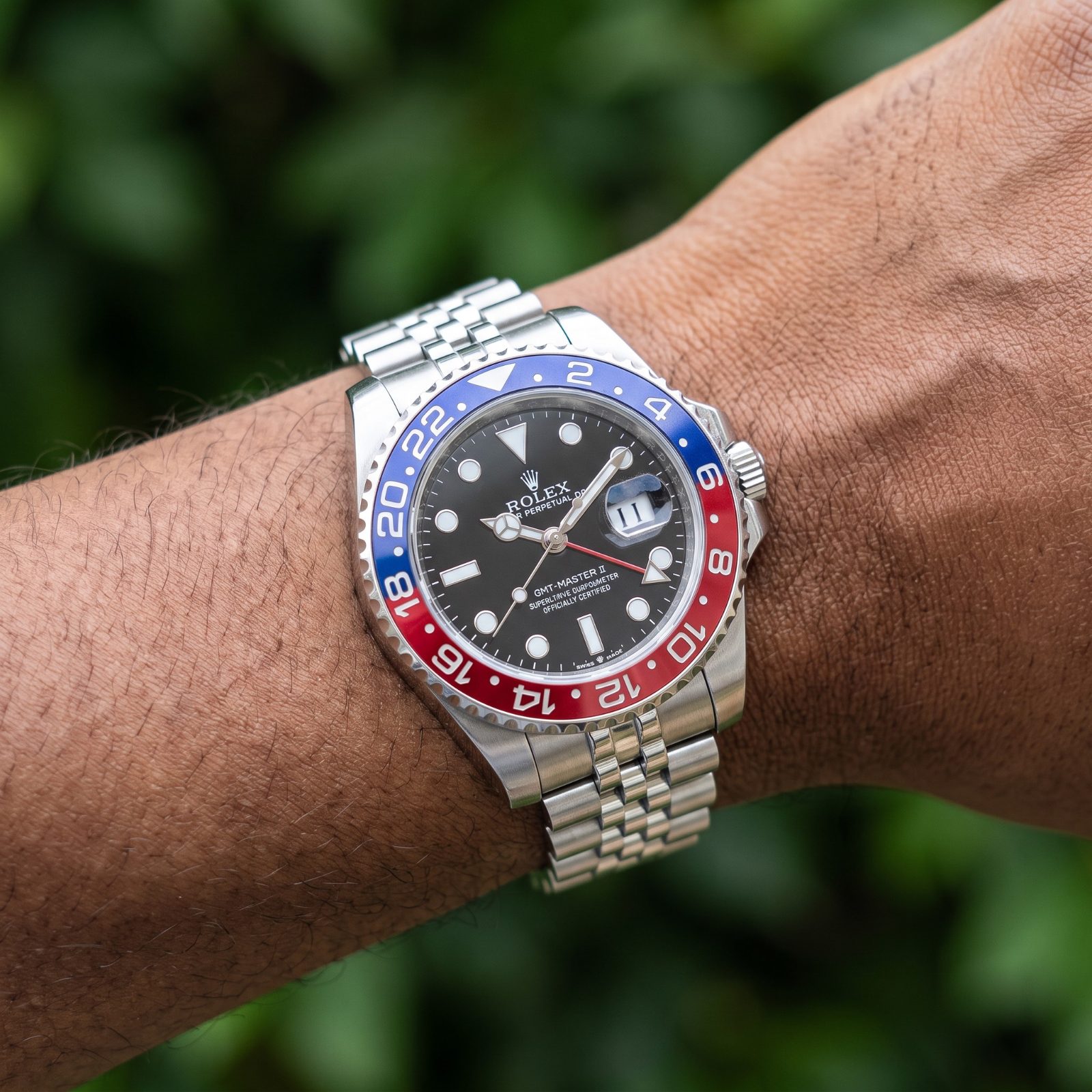 Rolex GMT-Master II Pepsi view 2