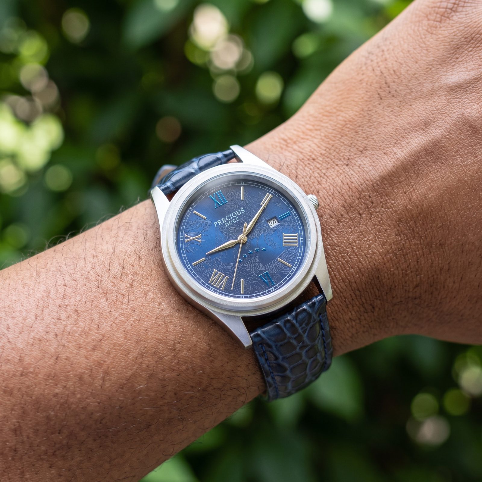 Precious Duke Blue Dial Dress Watch view 2