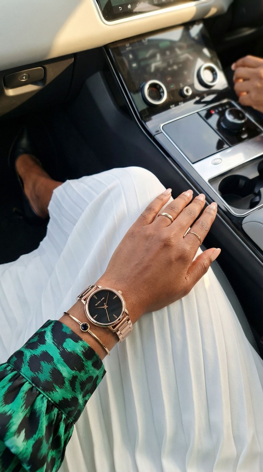Michael Kors Rose Gold-Tone Black Dial Watch view 2
