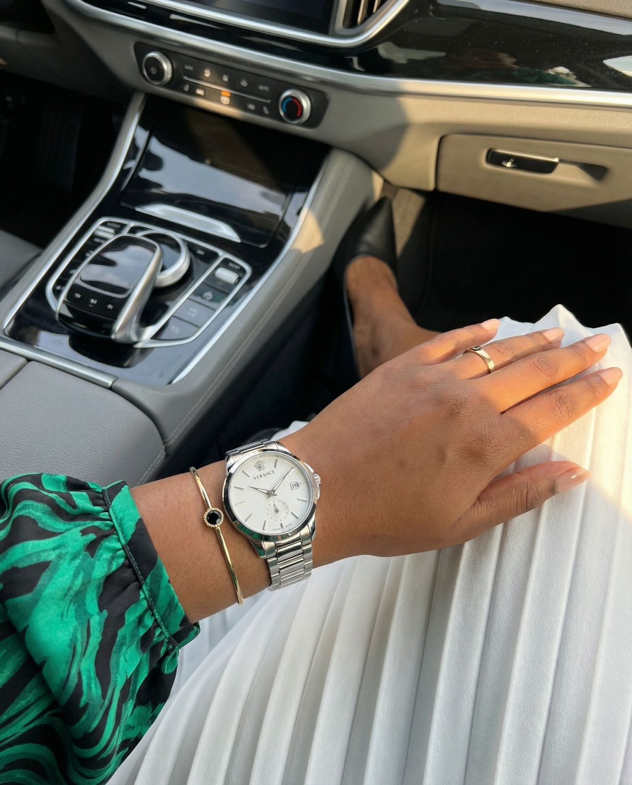 Versace Apollo Silver-Tone Stainless Steel Watch view 2