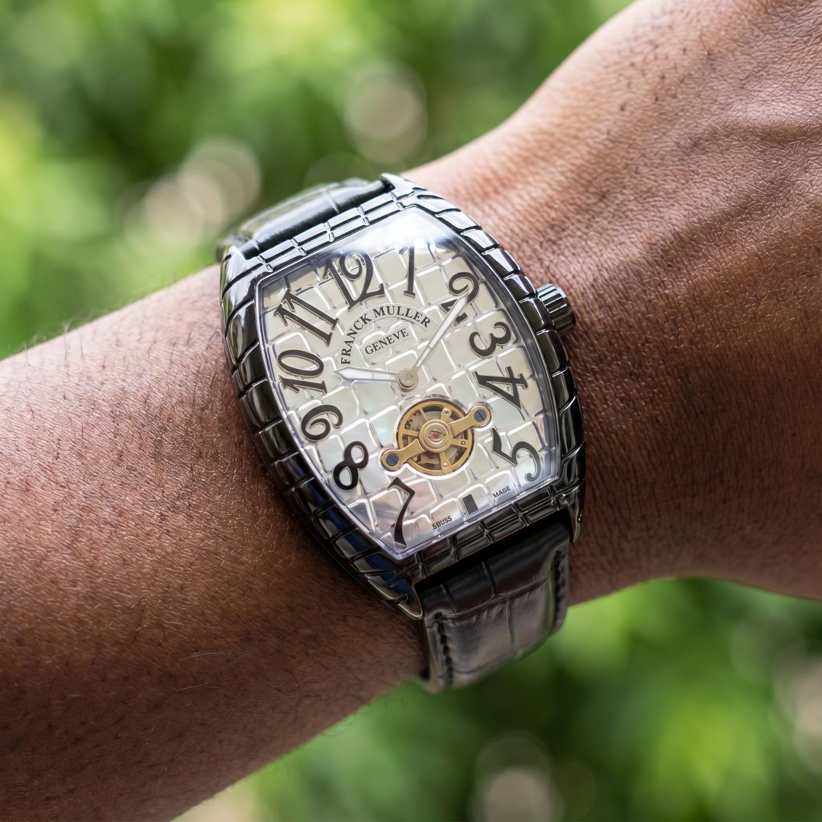 Franck Muller Geneve Tonneau Tourbillon view 2