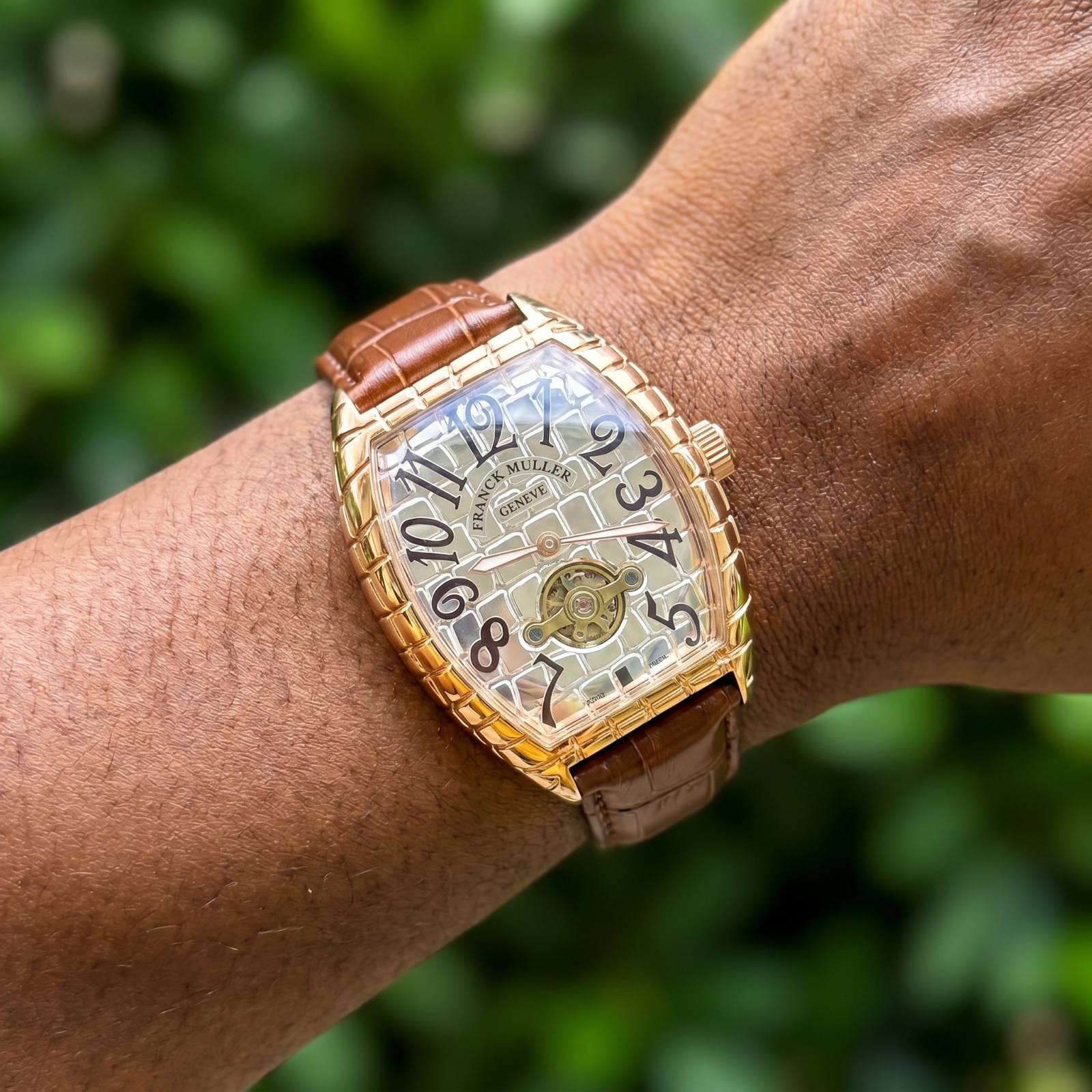 Franck Muller Gensye Tonneau Tourbillon view 2