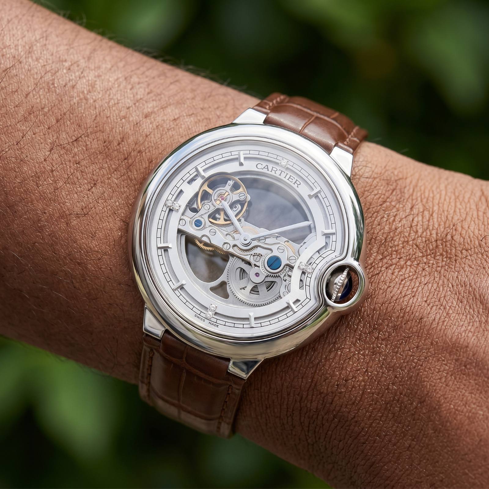 Cartier Ballon Bleu Skeleton view 2