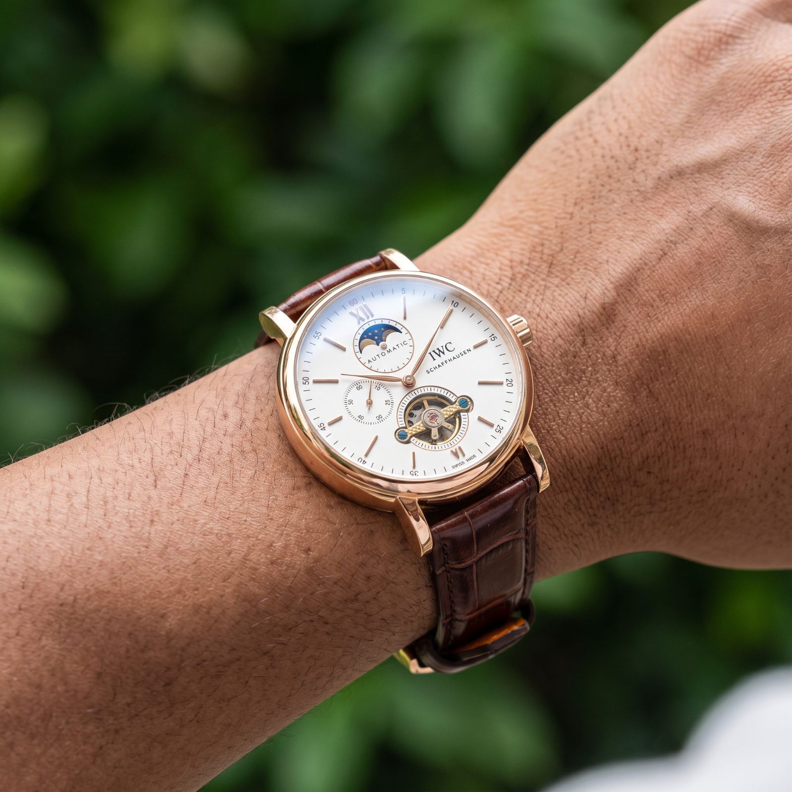 IWC Schaffhausen Portofino Automatic Tourbillon Moon Phase view 2