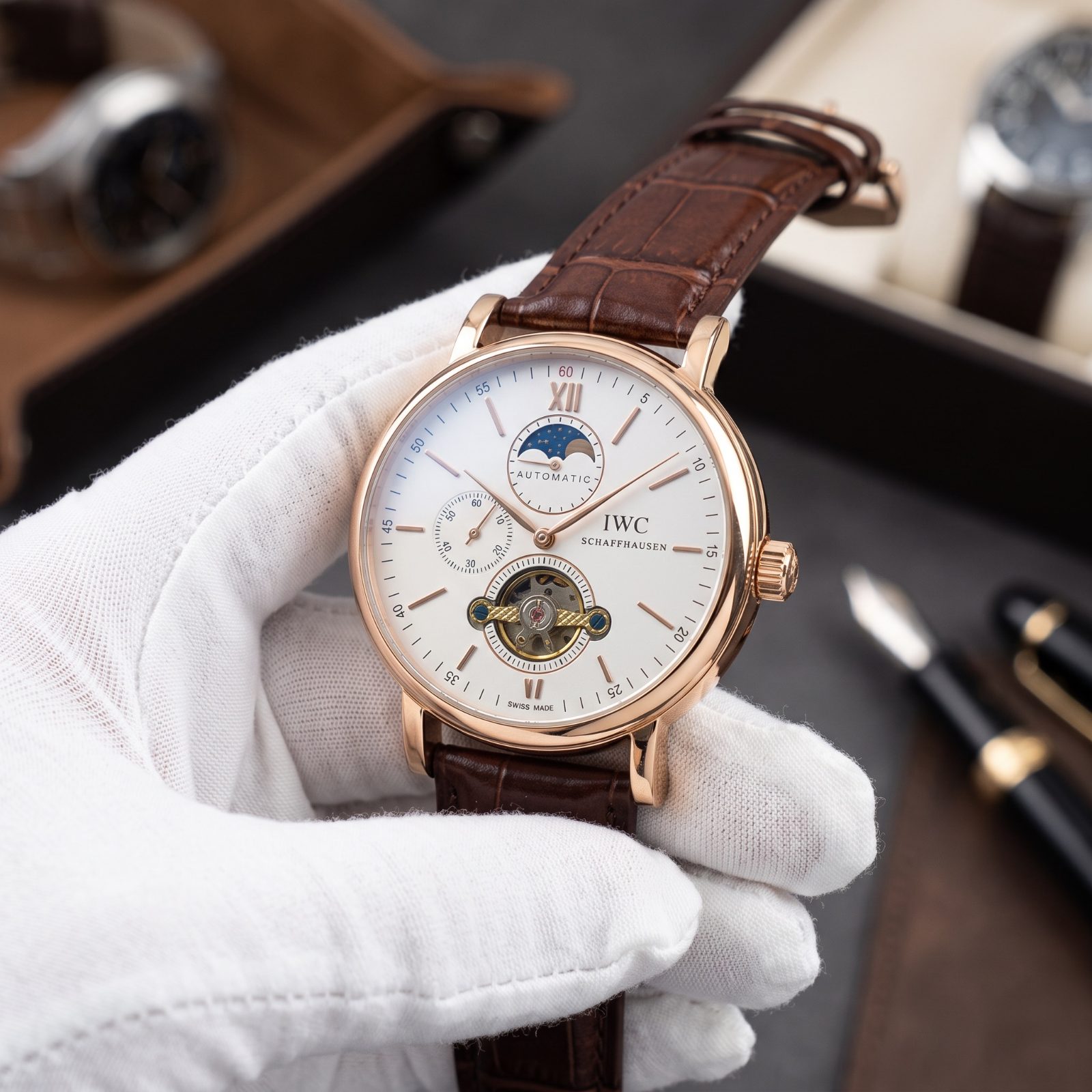 IWC Schaffhausen Portofino Automatic Tourbillon Moon Phase