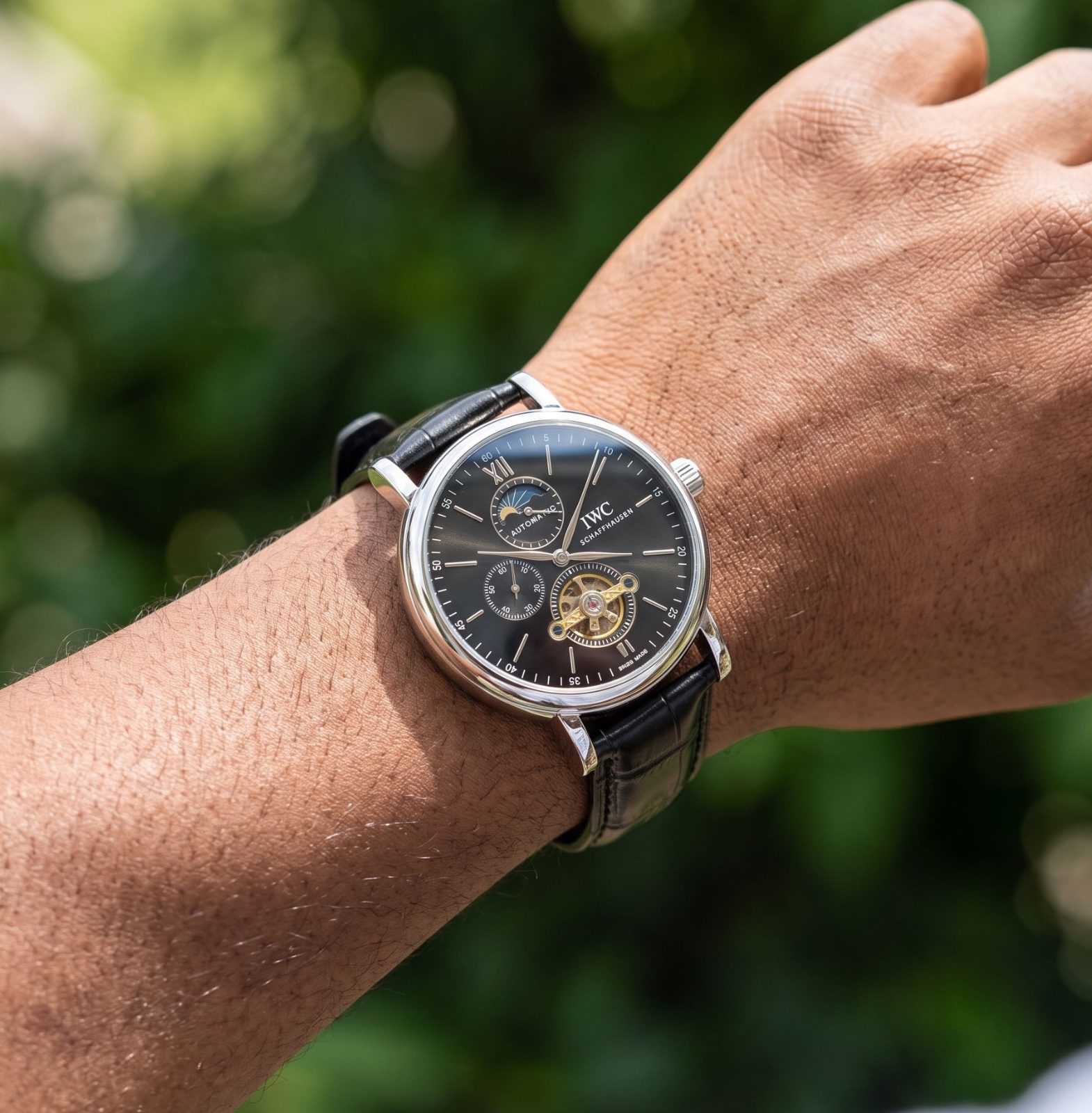 IWC Schaffhausen Portofino Automatic Tourbillon Moon Phase (copy) view 2