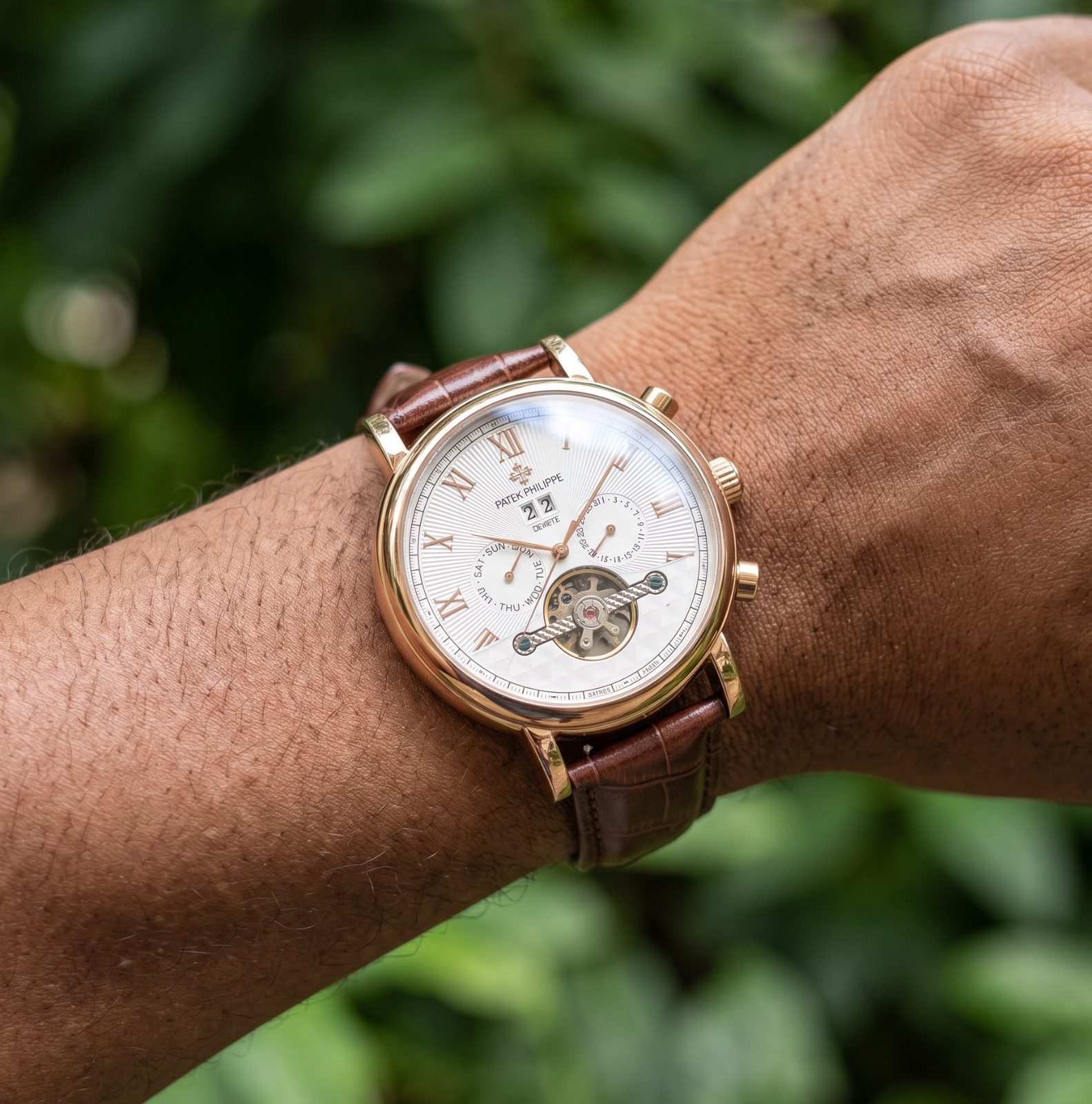 Patek Philippe Geneve Tourbillon Day-Date view 2
