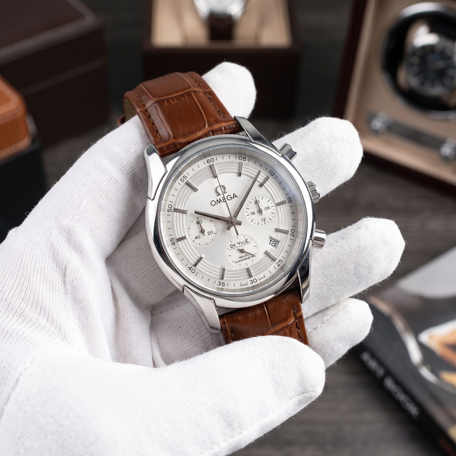 Omega De Ville Chronograph view 1