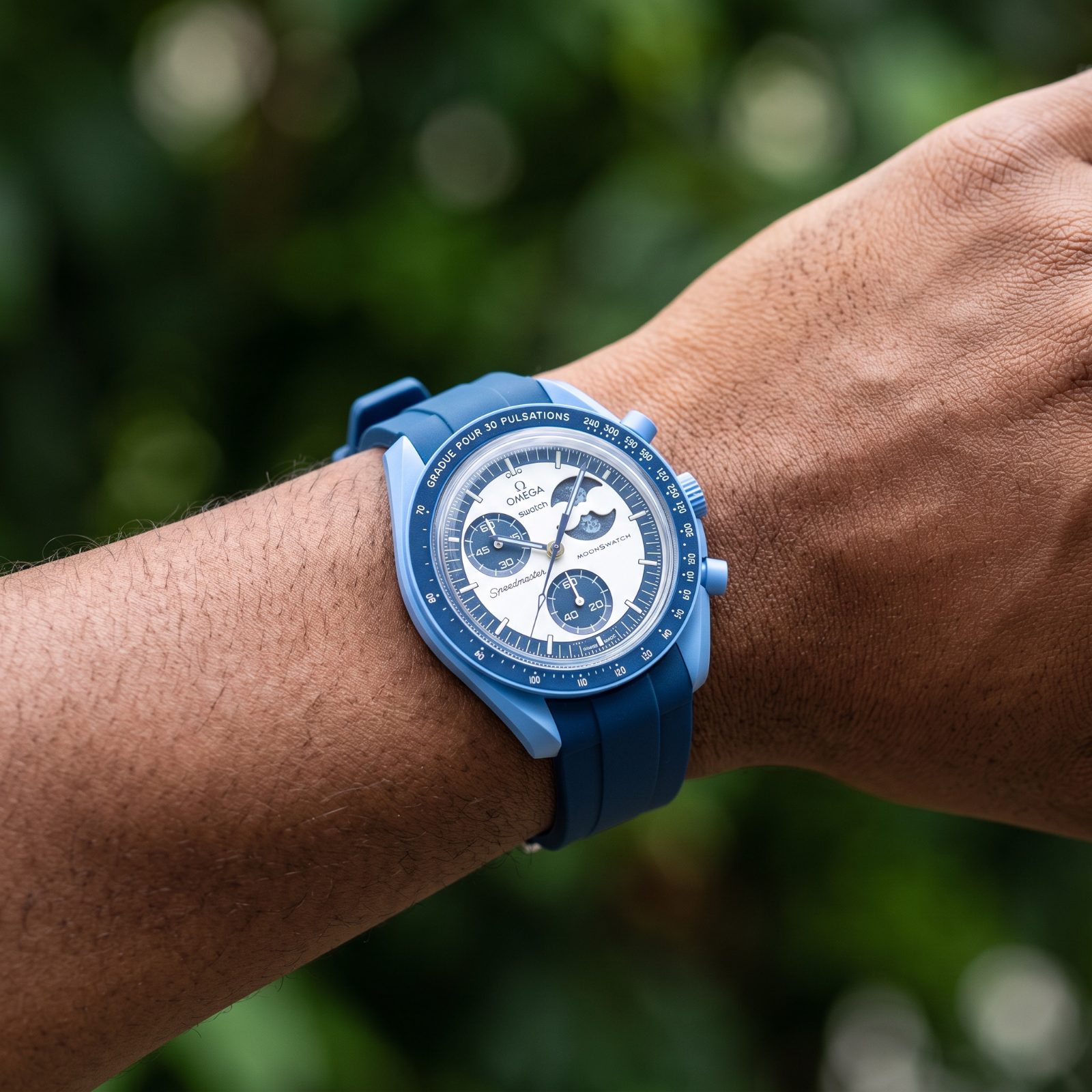 Omega x Swatch Speedmaster MoonSwatch view 2