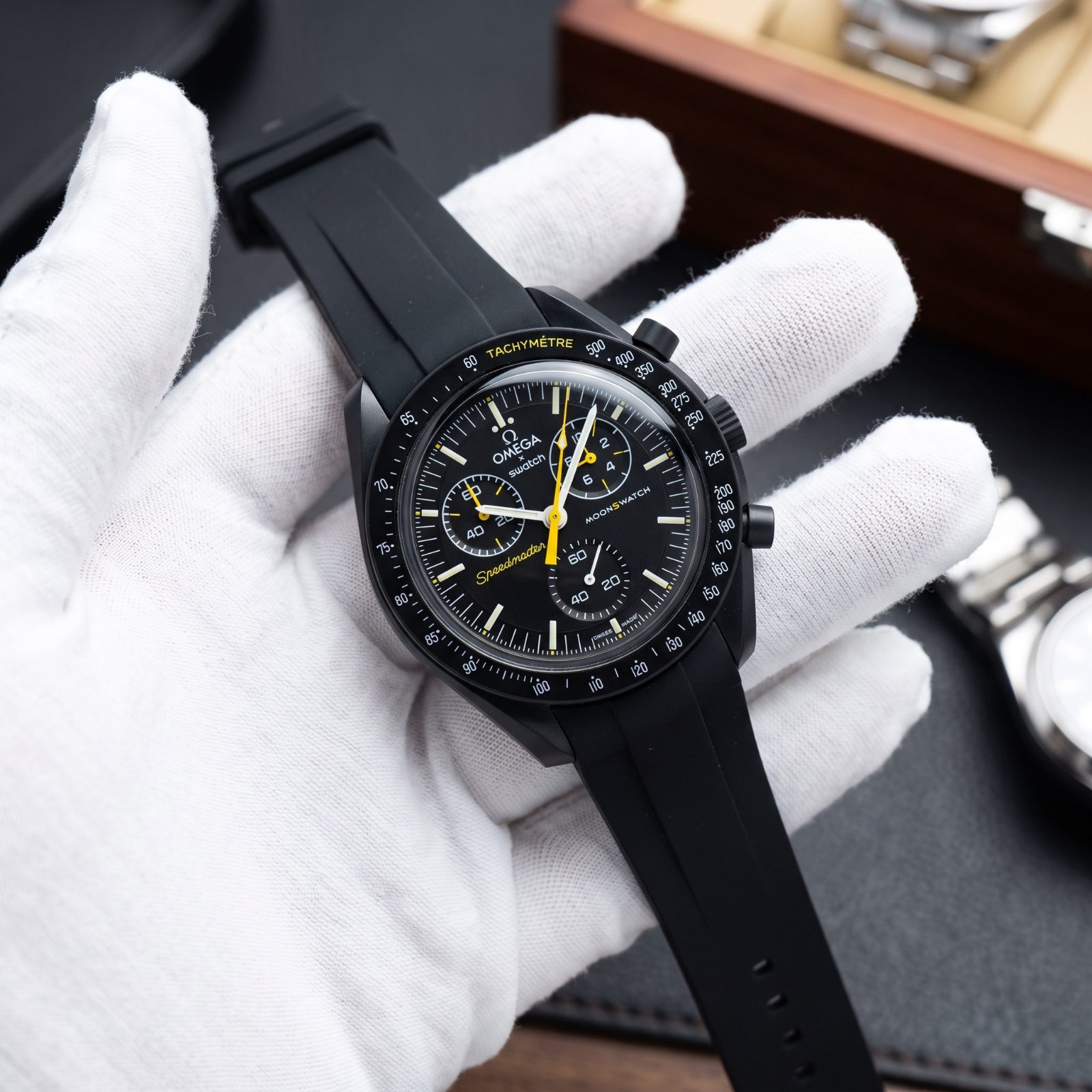 Omega x Swatch MoonSwatch Speedmaster view 1
