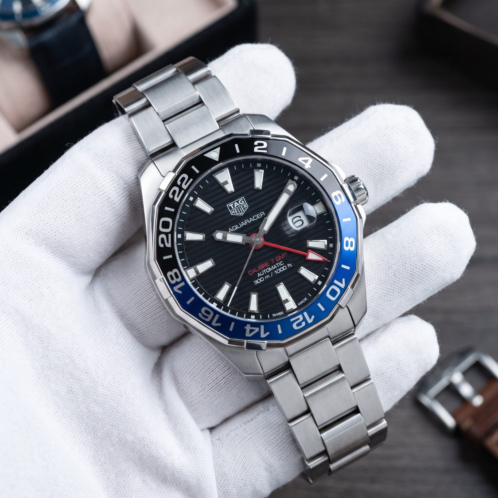 TAG Heuer Aquaracer Calibre 7 GMT Automatic view 1