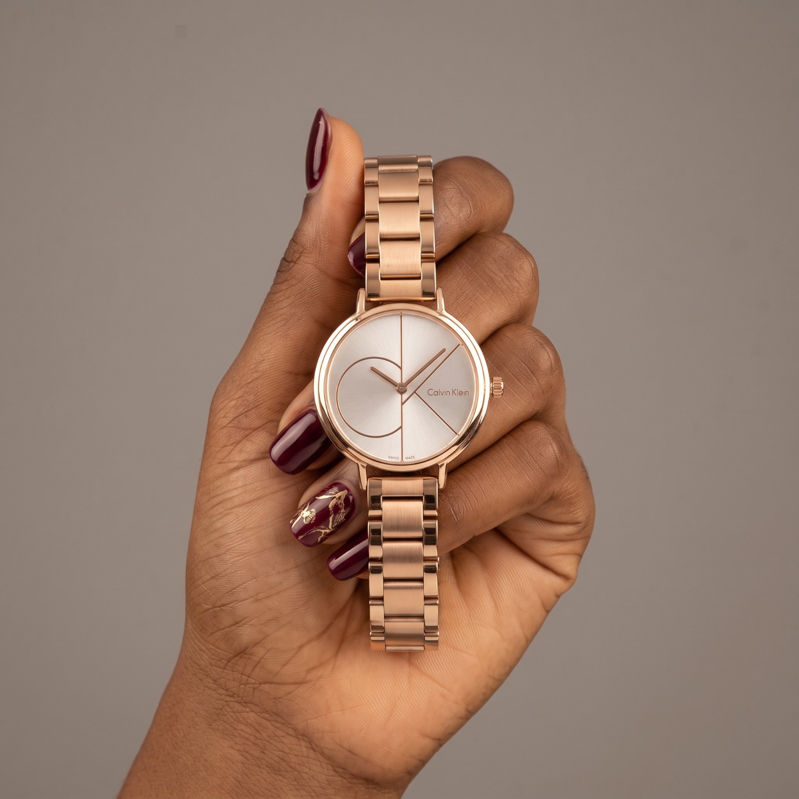 Calvin Klein Rose Gold-Tone Bracelet Watch view 1