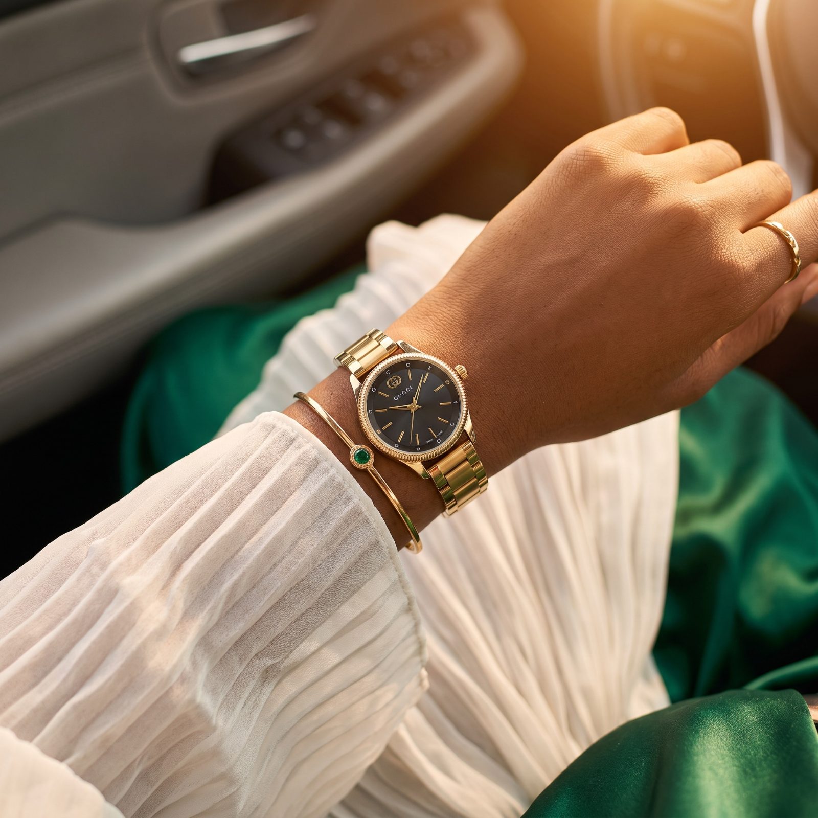 Gucci G-Timeless Gold-Tone Bracelet Watch view 2