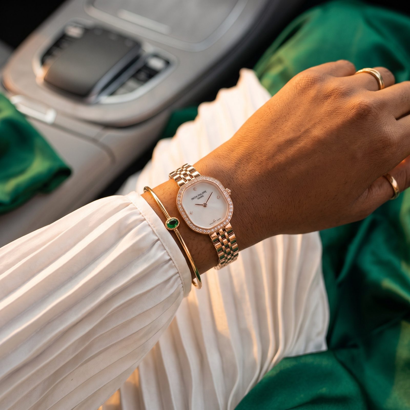 Patek Philippe Geneve Oval Two-Tone Ladies Watch view 2