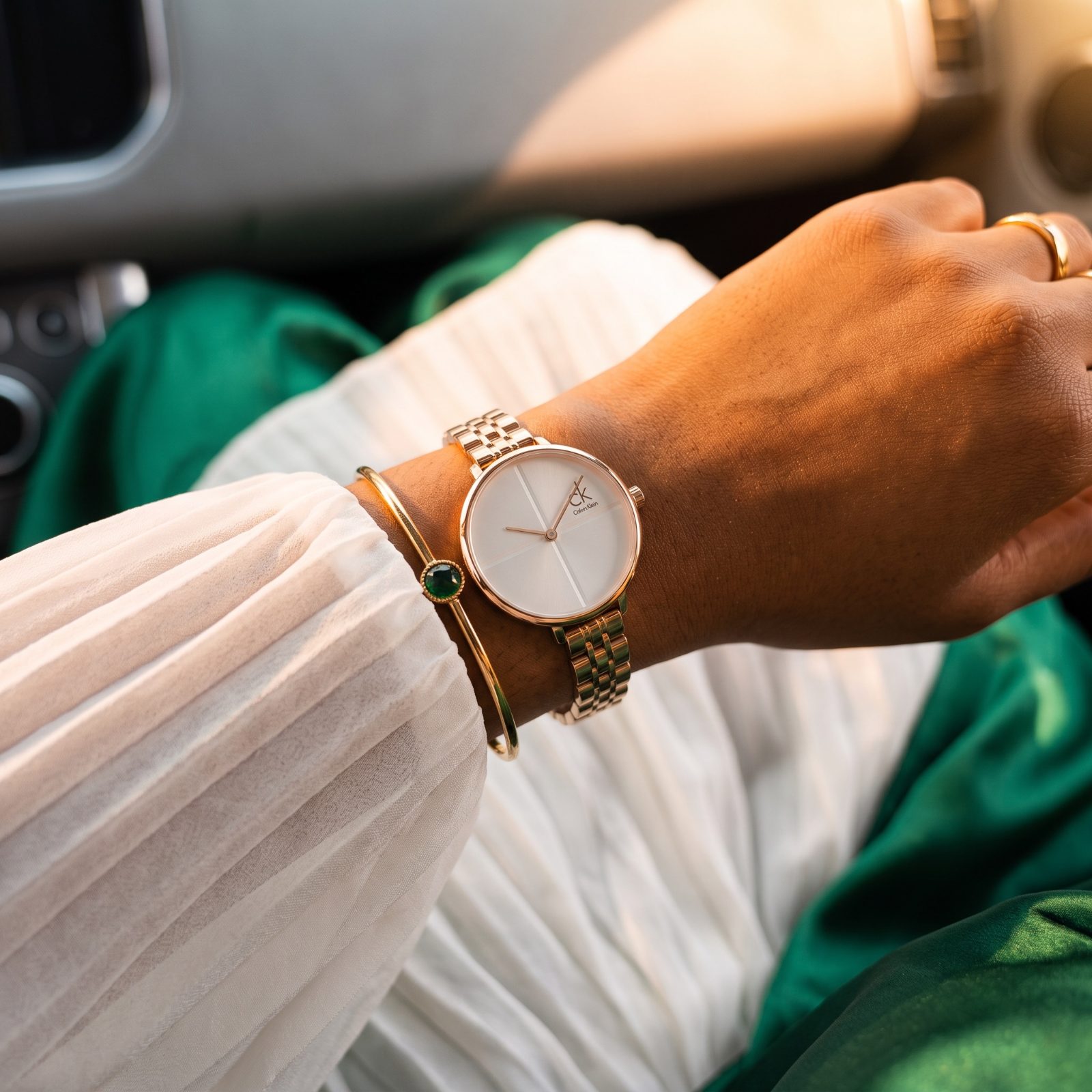 Calvin Klein Rose Gold-Tone Bracelet Watch view 2
