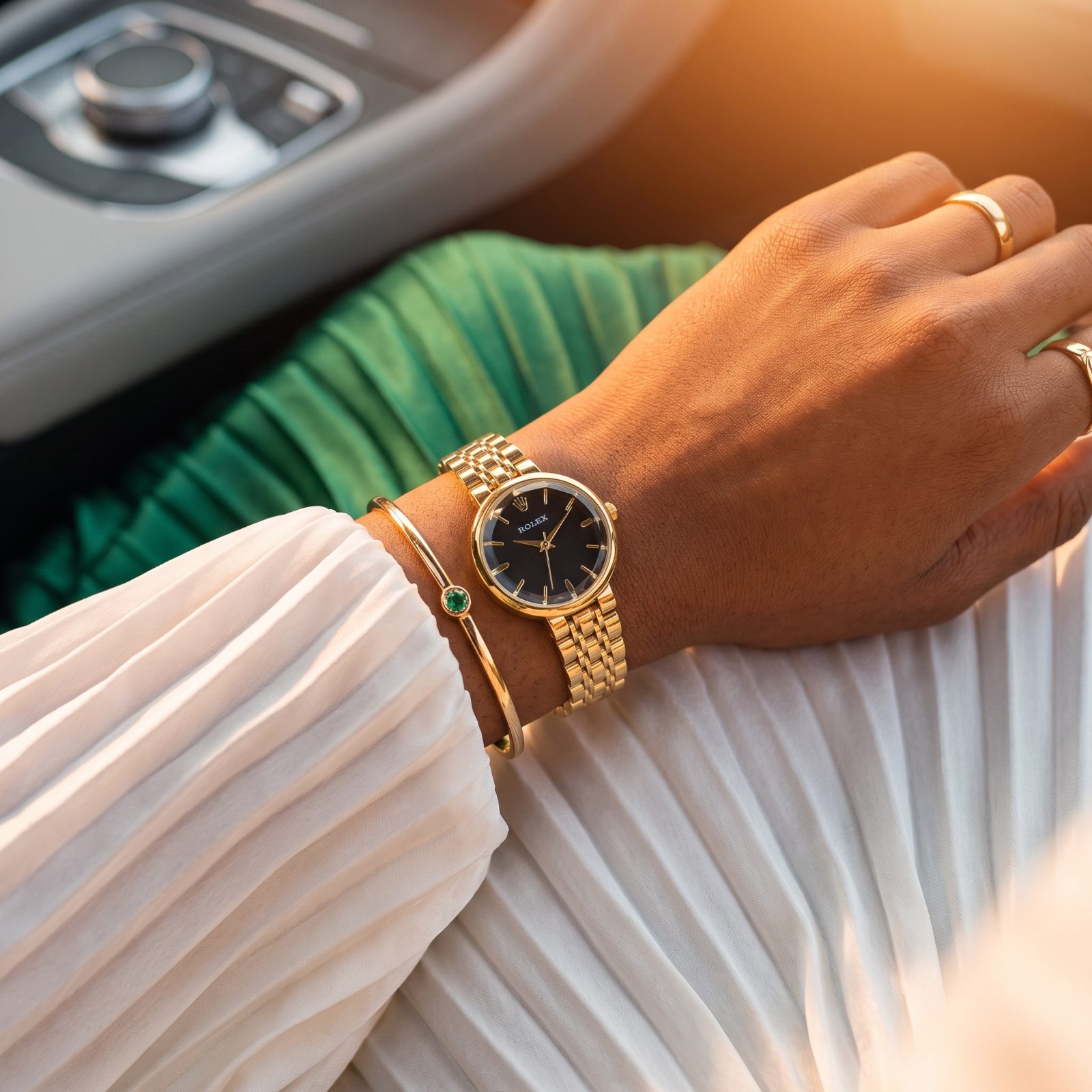 Rolex Two-Tone Gold Dial Dress Watch view 2