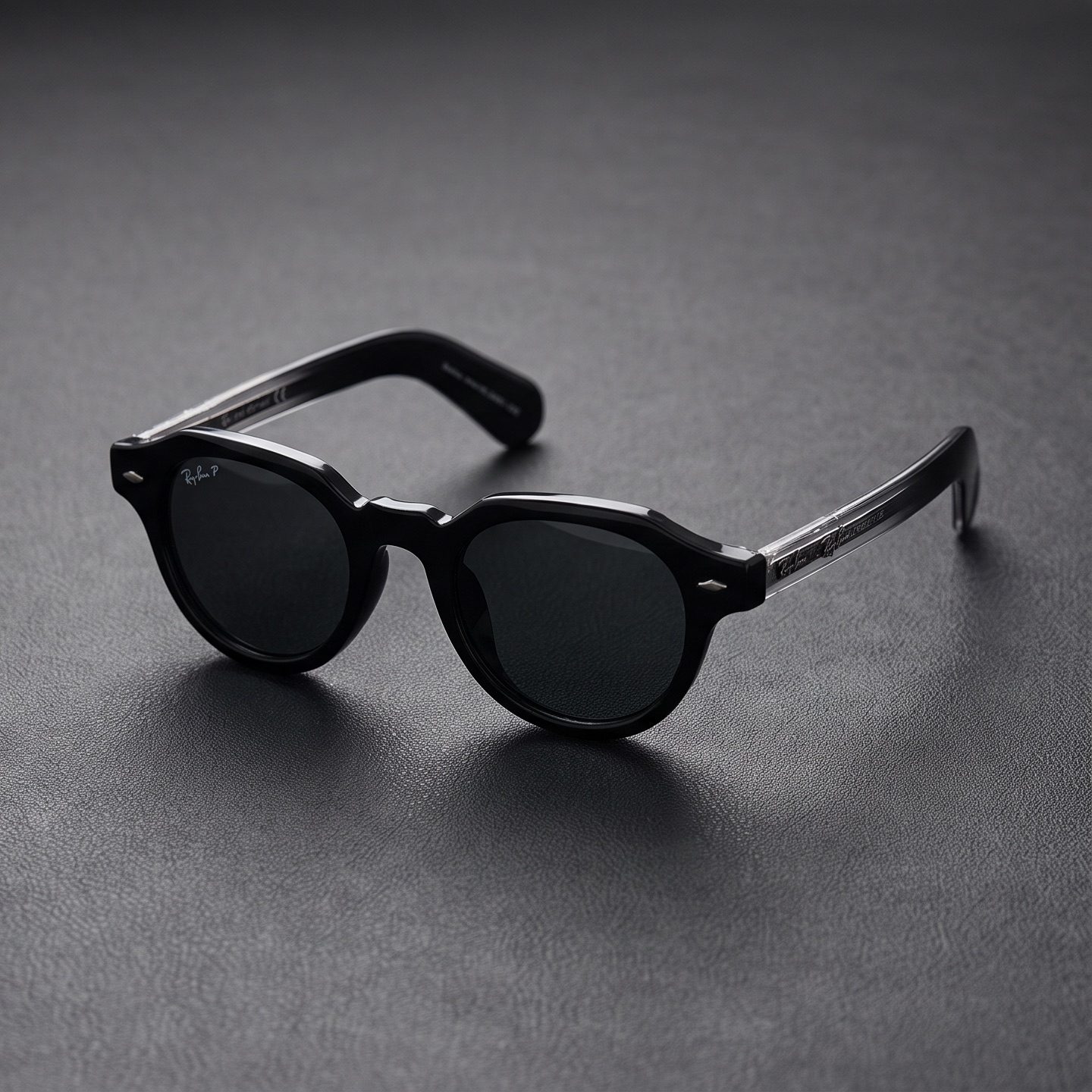 Ray-Ban Polarized Round Acetate Sunglasses view 2