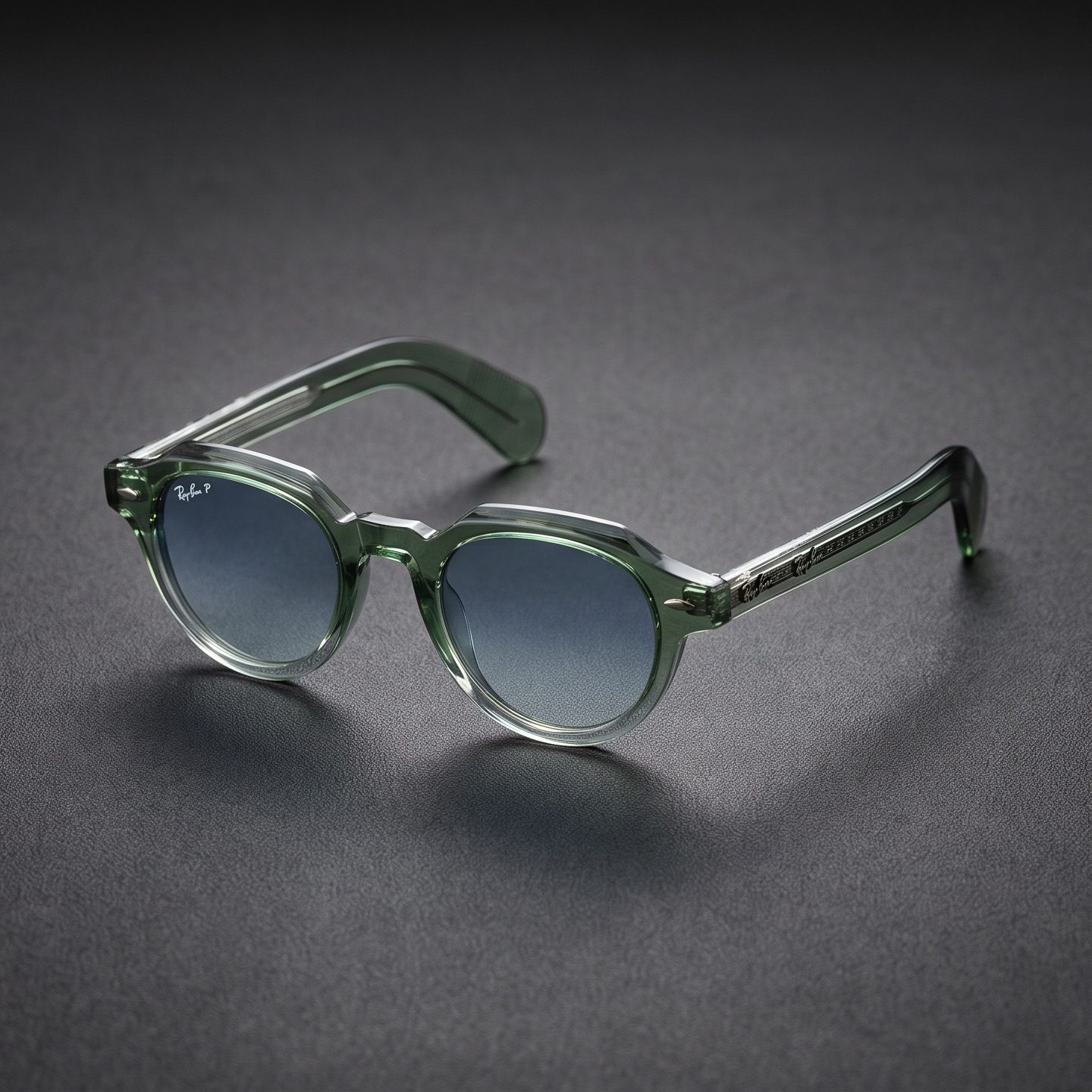 Ray-Ban Polarized Round Acetate Sunglasses view 2