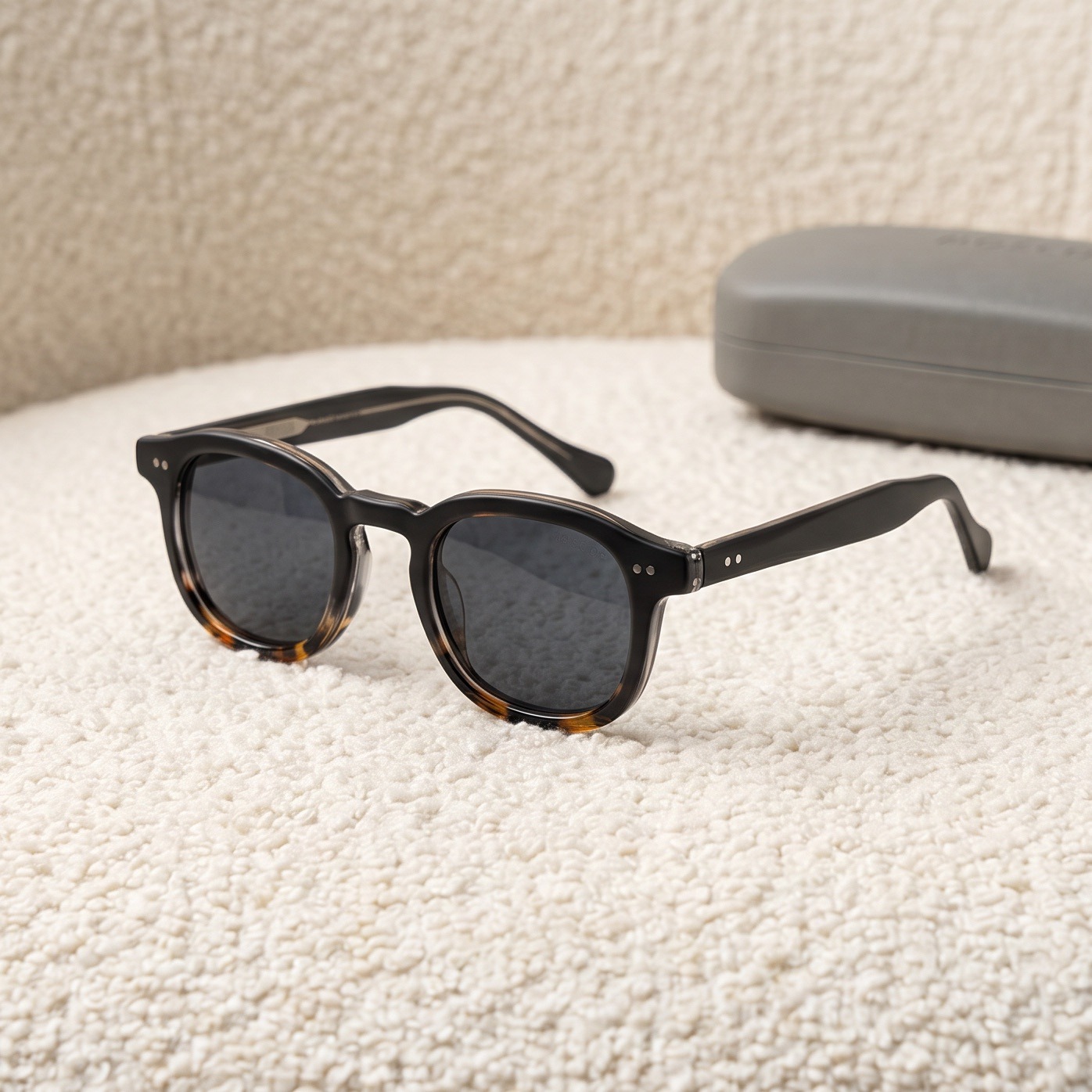 MOSCOT Round Acetate Sunglasses view 1