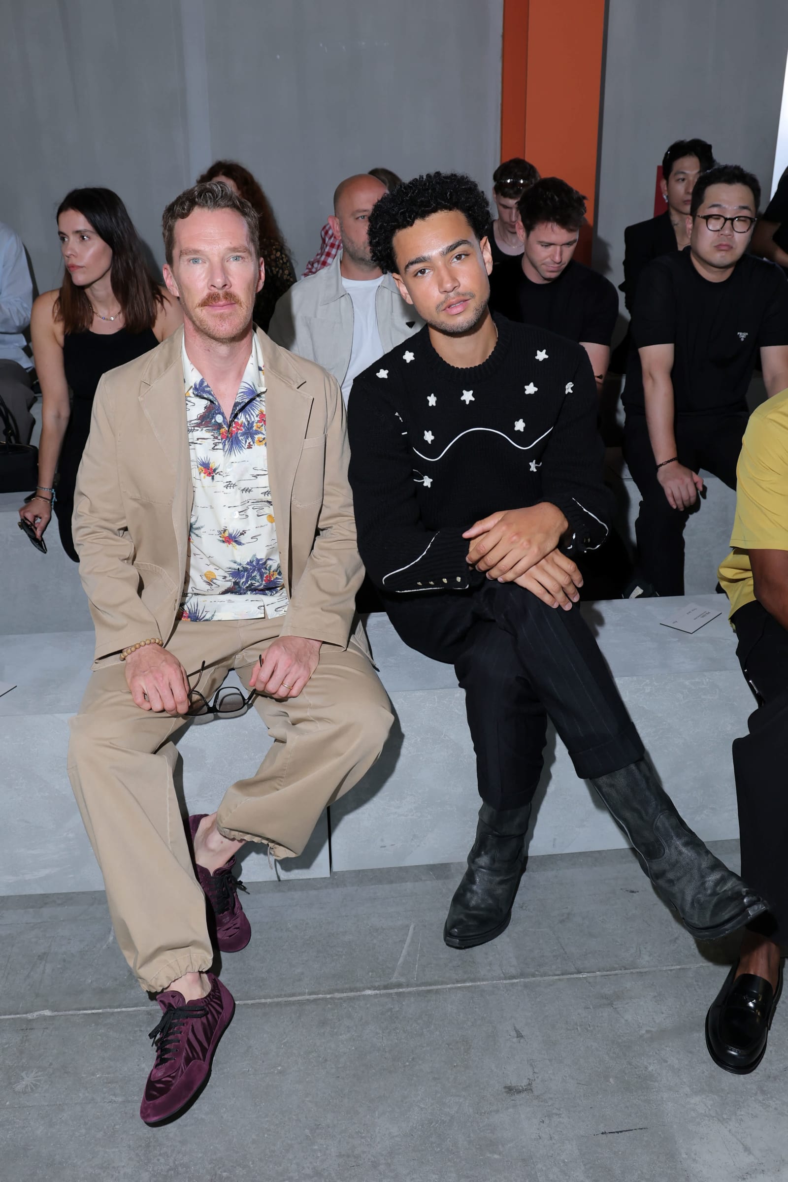 Benedict Cumberbatch, Frank Dillane Prada Men's SS26