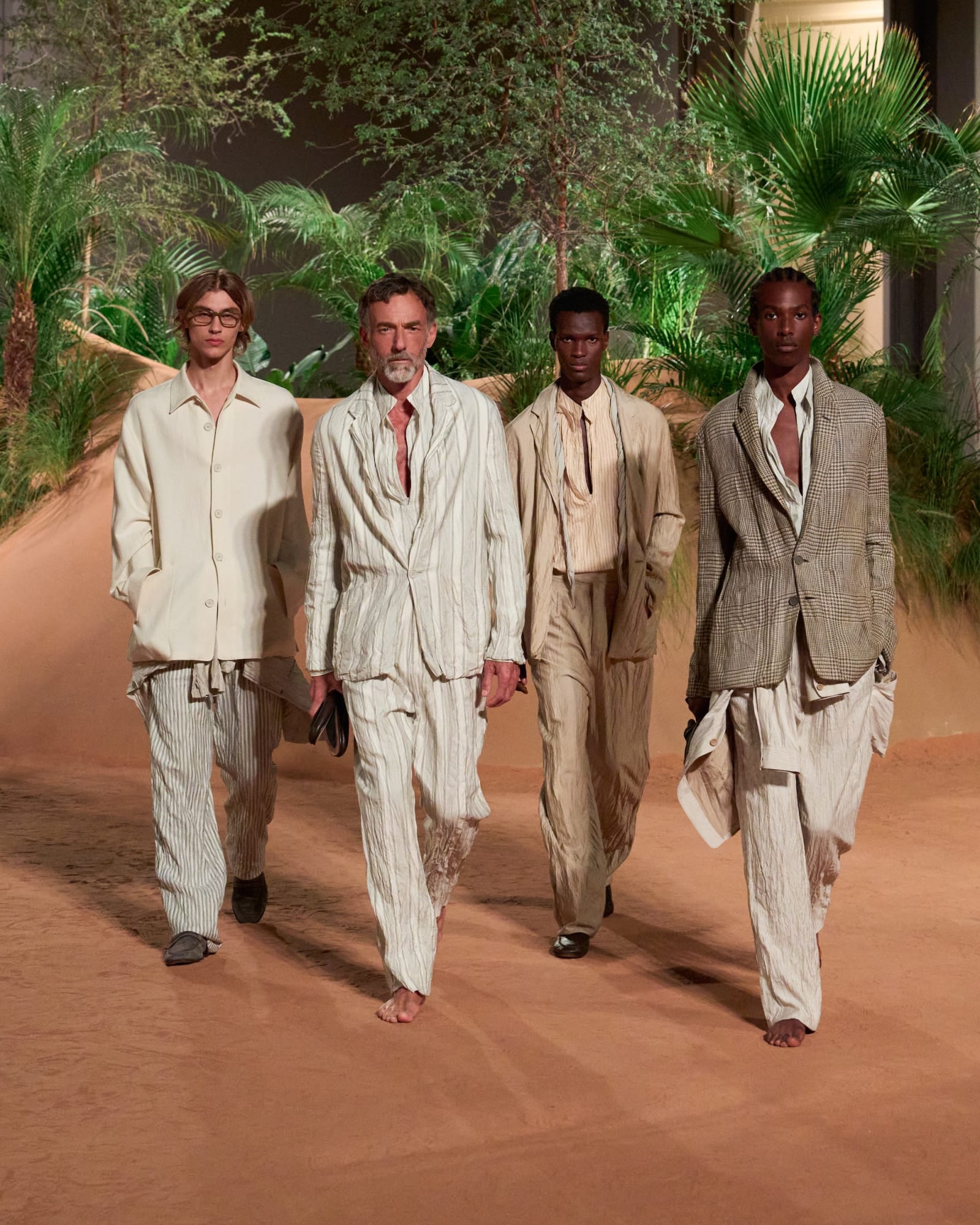 ZEGNA SUMMER 2026 GROUP MODELS