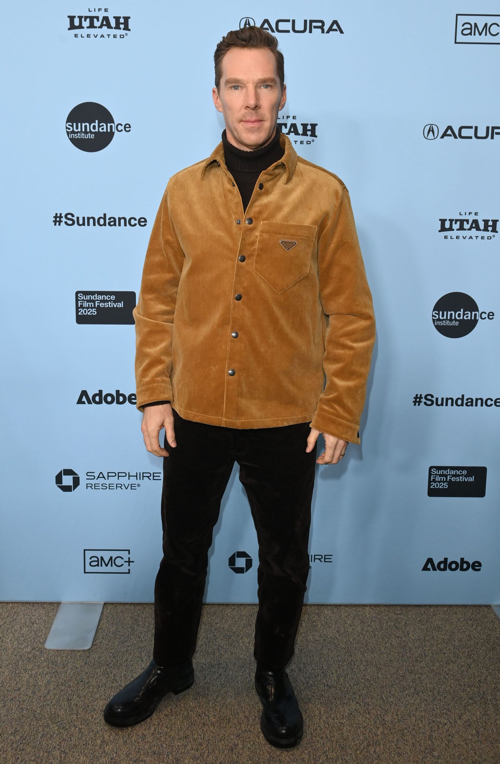 Benedict Cumberbatch wore Prada to the Variety Sundance Cover Party during the Sundance Film Festival on January 25th, 2025 in Park City, Utah (Photo by George Pimentel/Shutterstock for Sundance Film Festival)