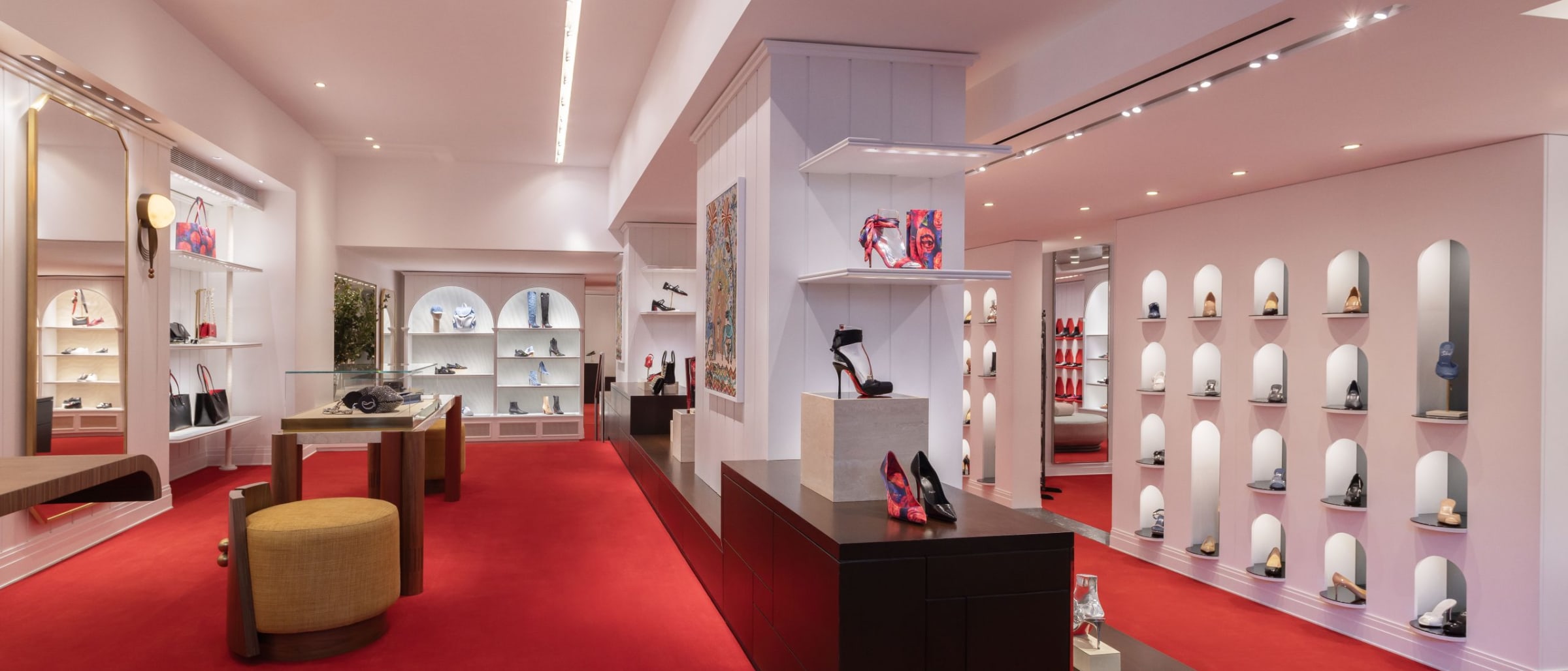 Christian Louboutin Transports Inspiration from the Nile to Madison Avenue