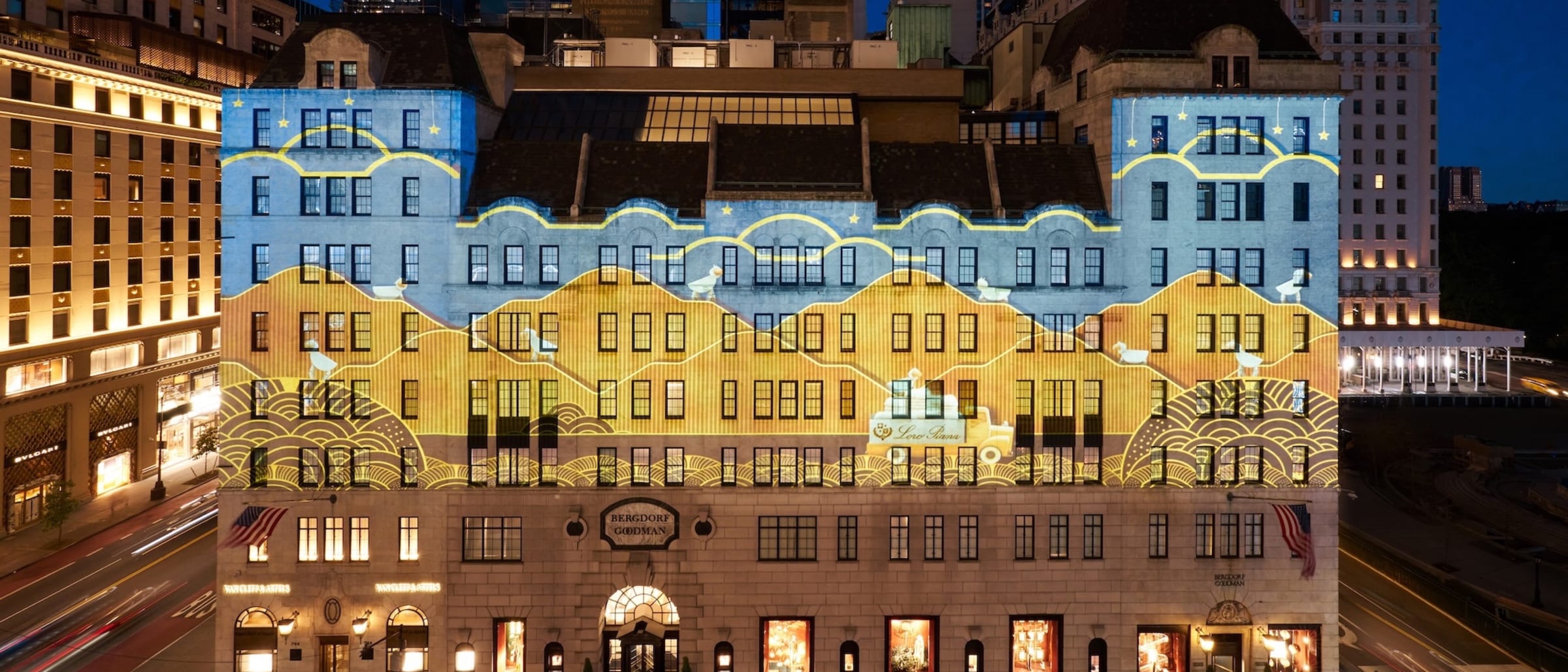 Loro Piana Celebrates New York With Intricate Installation At Bergdorf Goodman