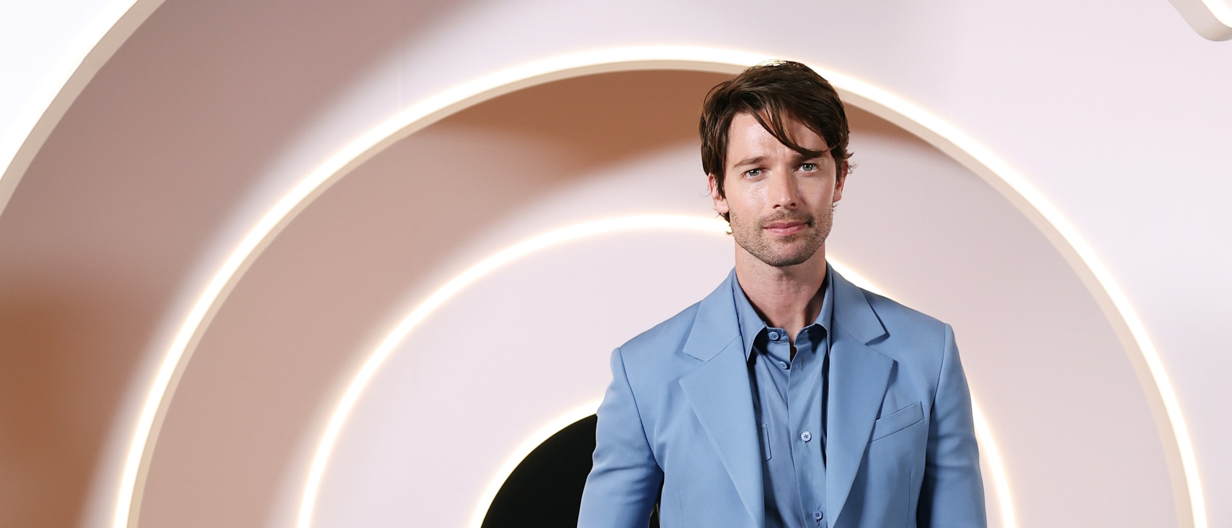 Patrick Schwarzenegger Shines in Versace at Max Launch in Sydney