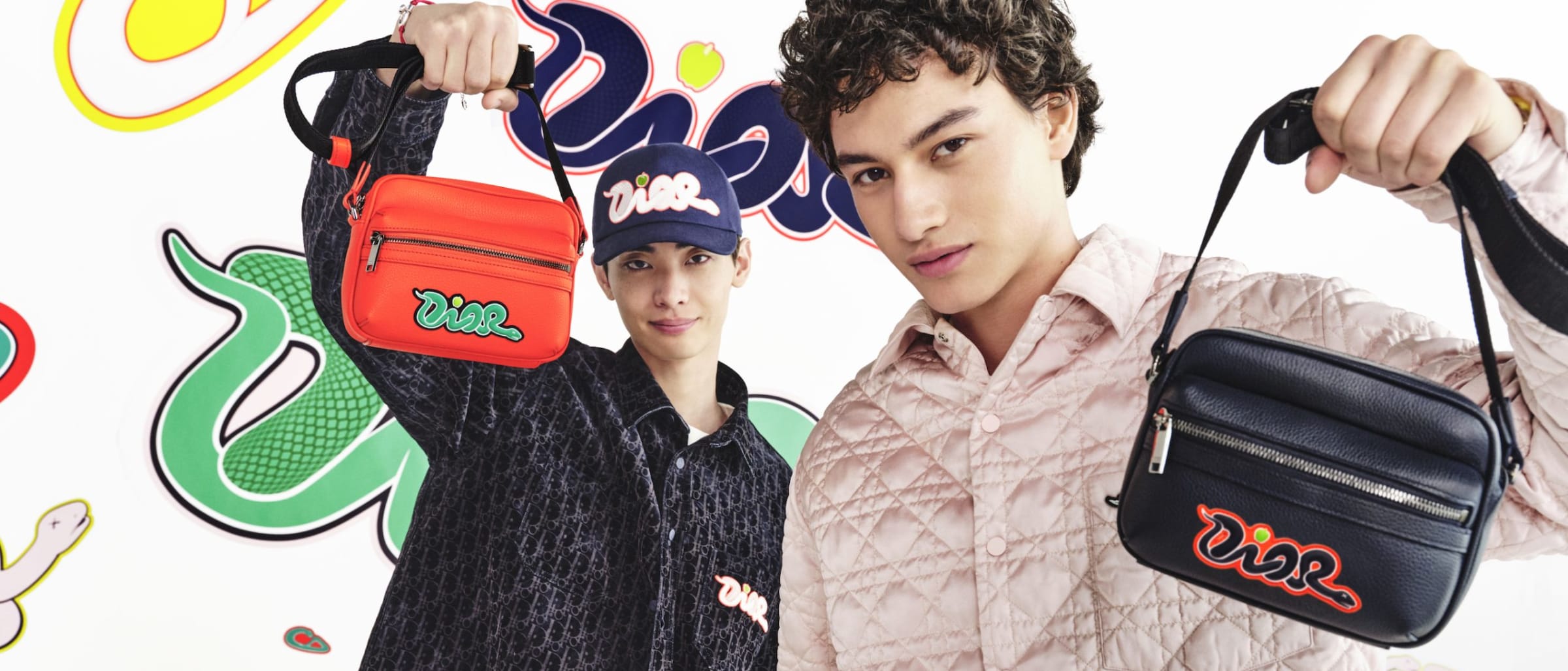 Dior and KAWS Return with Serpentine-Inspired Capsule