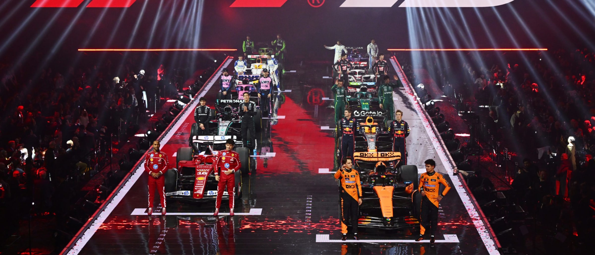 75th Anniversary of Formula 1 Makes History in London with MGK, Lewis Hamilton, and More