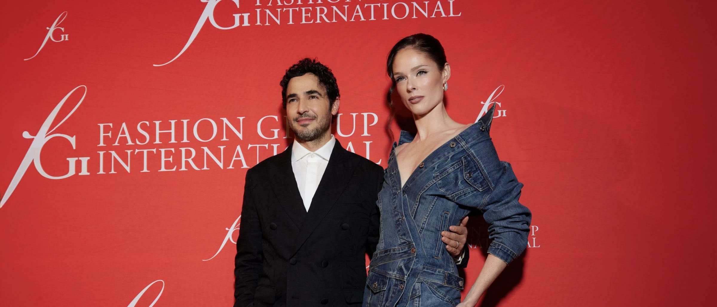 Denim Reimagined: Coco Rocha Stuns in Custom Gap Denim Gown at FGI’s 40th Anniversary