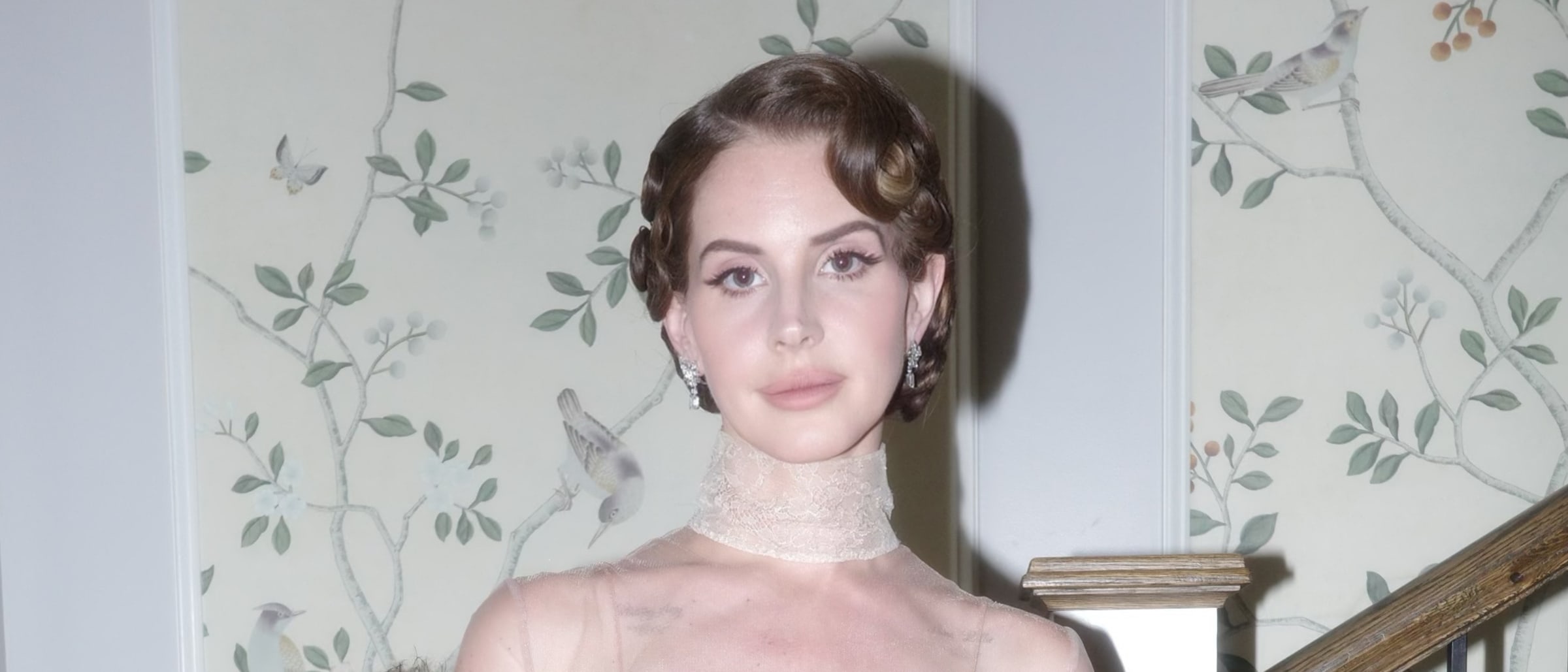 Lana Del Rey Wears Custom Valentino in New York