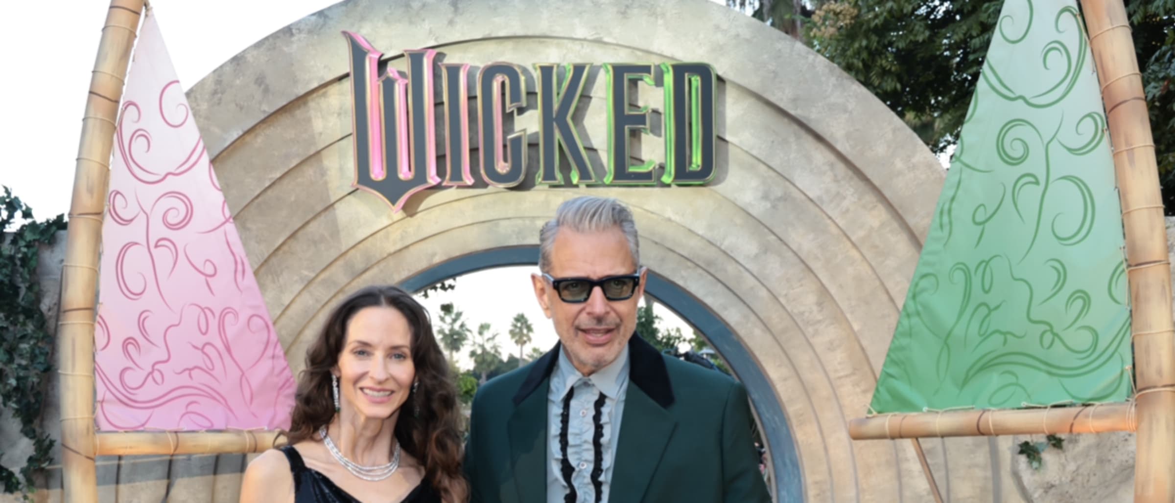 Jeff Goldblum and Emilie Goldblum Make Stylish Entrance at ‘Wicked’ Los Angeles Premiere in Prada