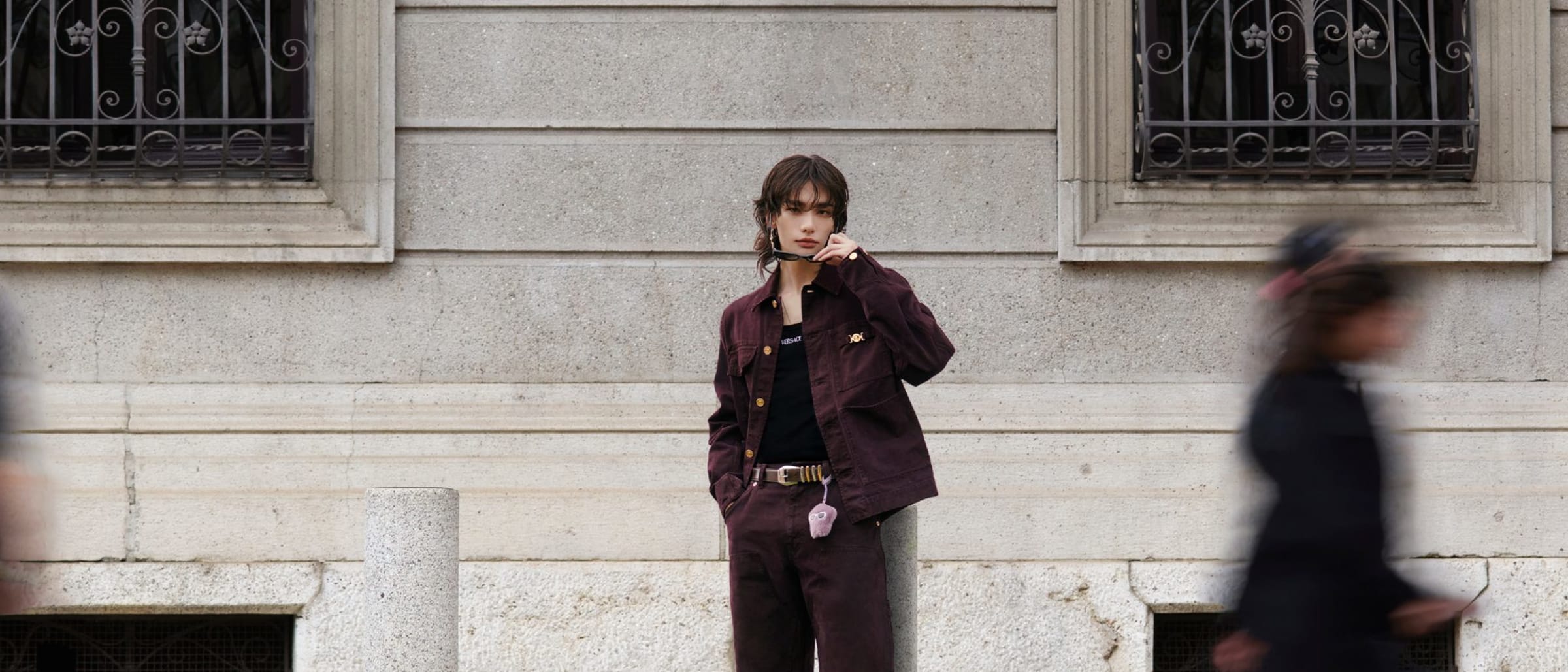 Hyunjin of Stray Kids Brings K-Pop Edge to Versace Mercury Campaign in Milan