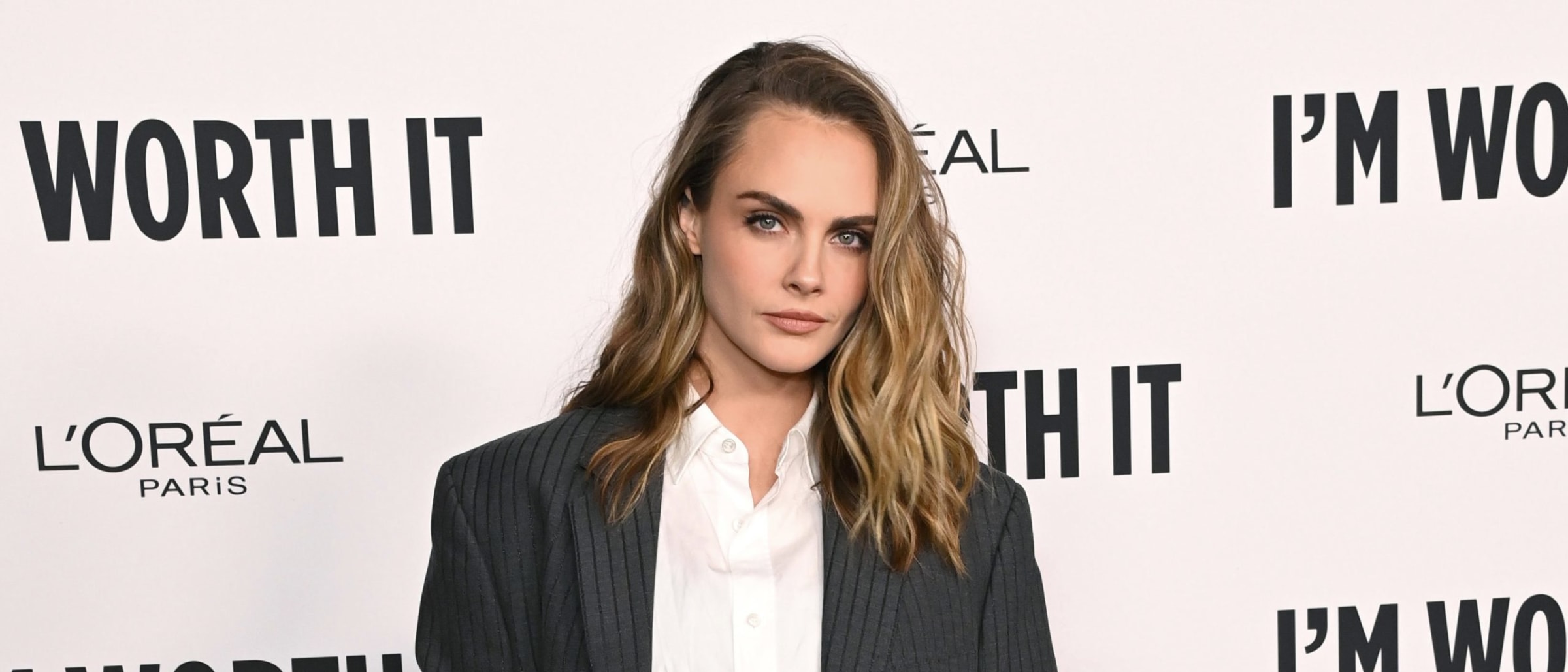 Cara Delevingne Champions Power Dressing in CELINE at L’Oréal Paris Celebration