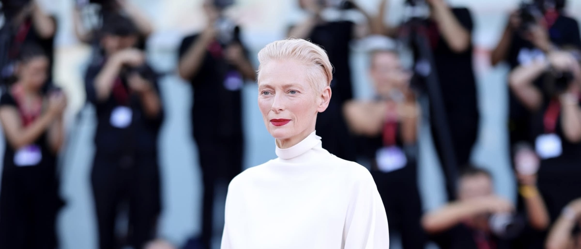 Tilda Swinton Stuns in ALAÏA at Luca Guadagnino’s ‘Queer’ Premiere in Venice