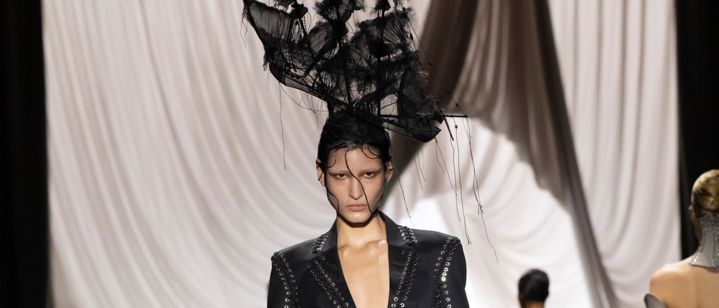 Ludovic de Saint Sernin Embraces Violent Euphoria for Jean Paul Gaultier SS25 Couture