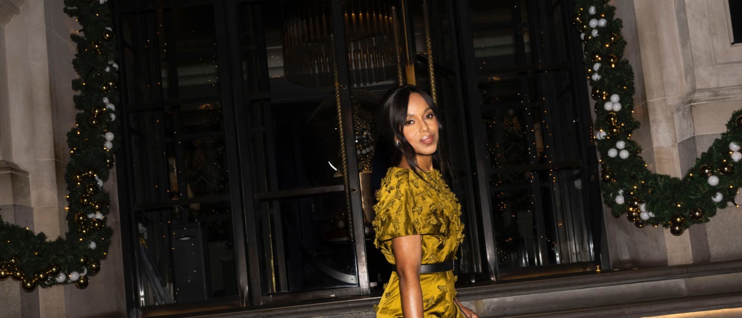 Kerry Washington Presents Michael Kors’ Botanical Vision in London