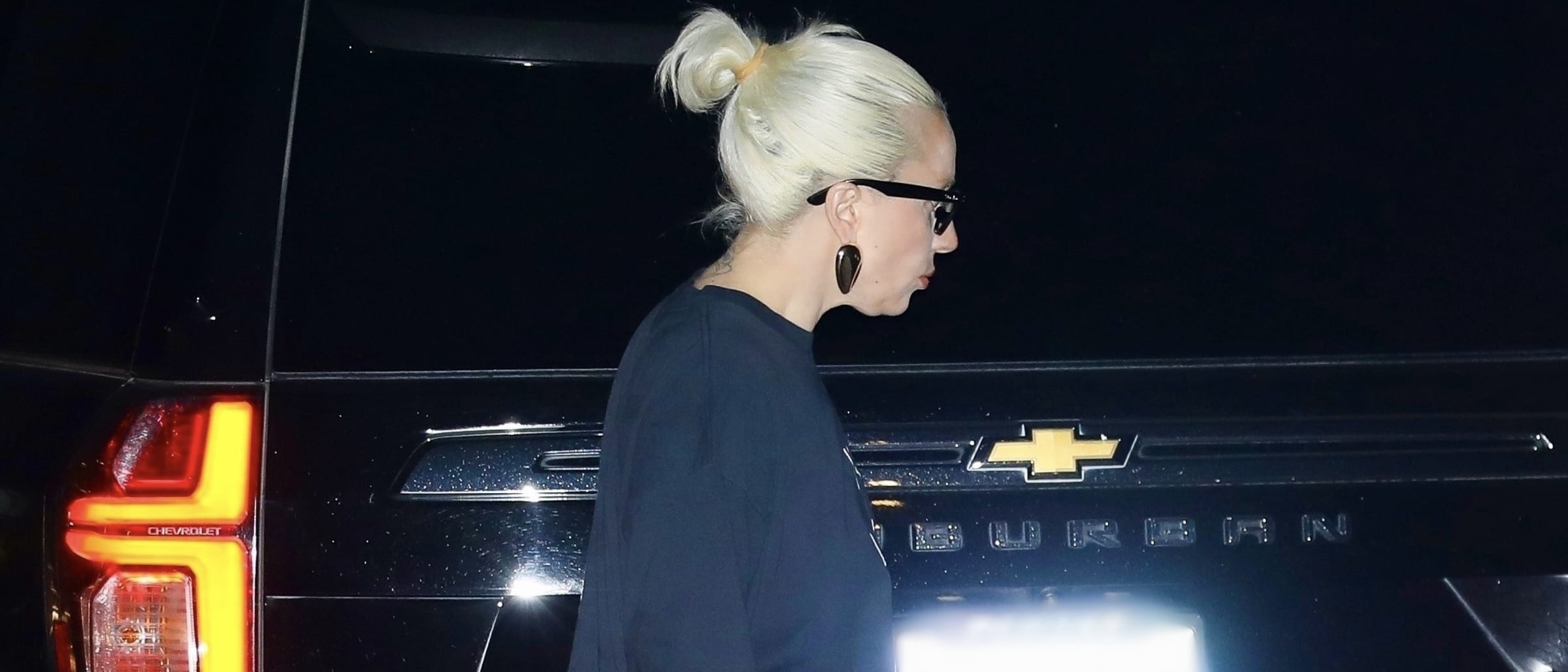 Lady Gaga and Edgy Chic Style, Spotted with CELINE Teen Nino Bag in Malibu