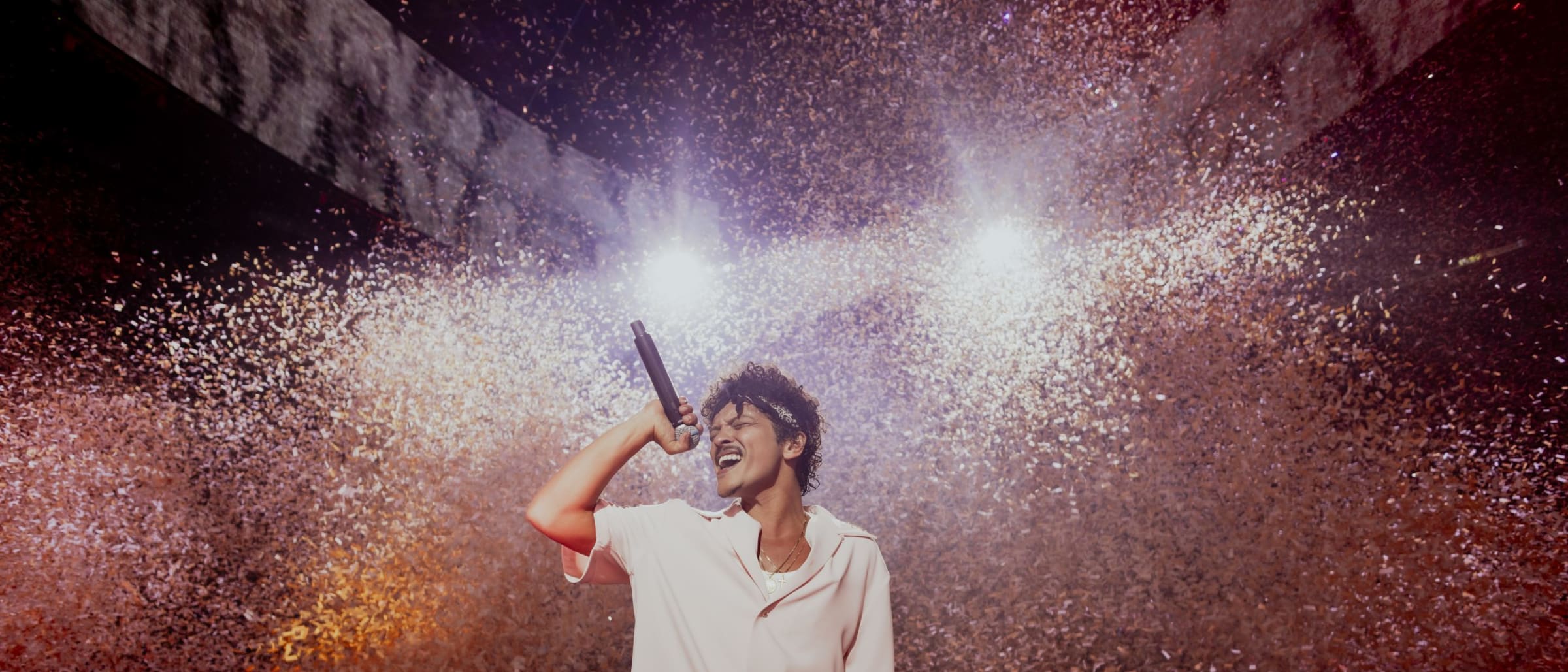 Bruno Mars Dazzles in AMIRI at Intuit Dome’s Star-Studded Opening Night