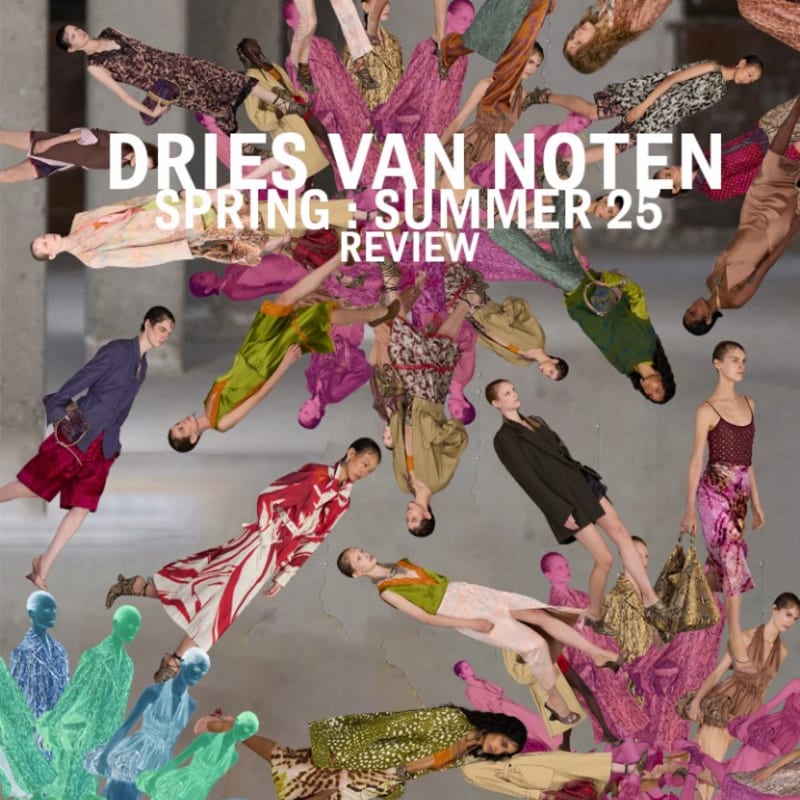 Dries Van Noten Women’s Spring-Summer 2025: A Dazzling Start to the Post-Founder Era