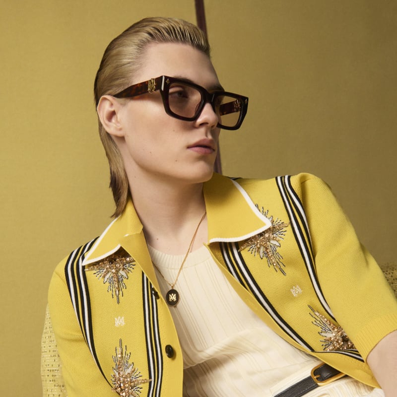 Noen Eubanks Leads Amiri SS25 Campaign, Celebrating Jazz, Glamour, and Creative Legacy