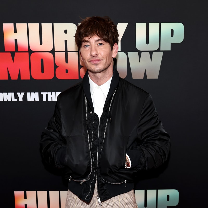 Barry Keoghan in McQueen at 'Hurry Up Tomorrow' Premiere