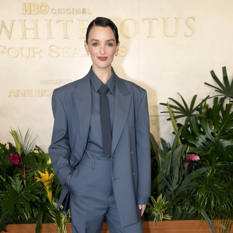 'The White Lotus' Season 3 Finale Event: Charlotte Le Bon and Sam Nivola Arrive in Gucci