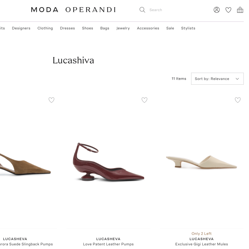 Emerging Brand LUCASHEVA Launches on Moda Operandi