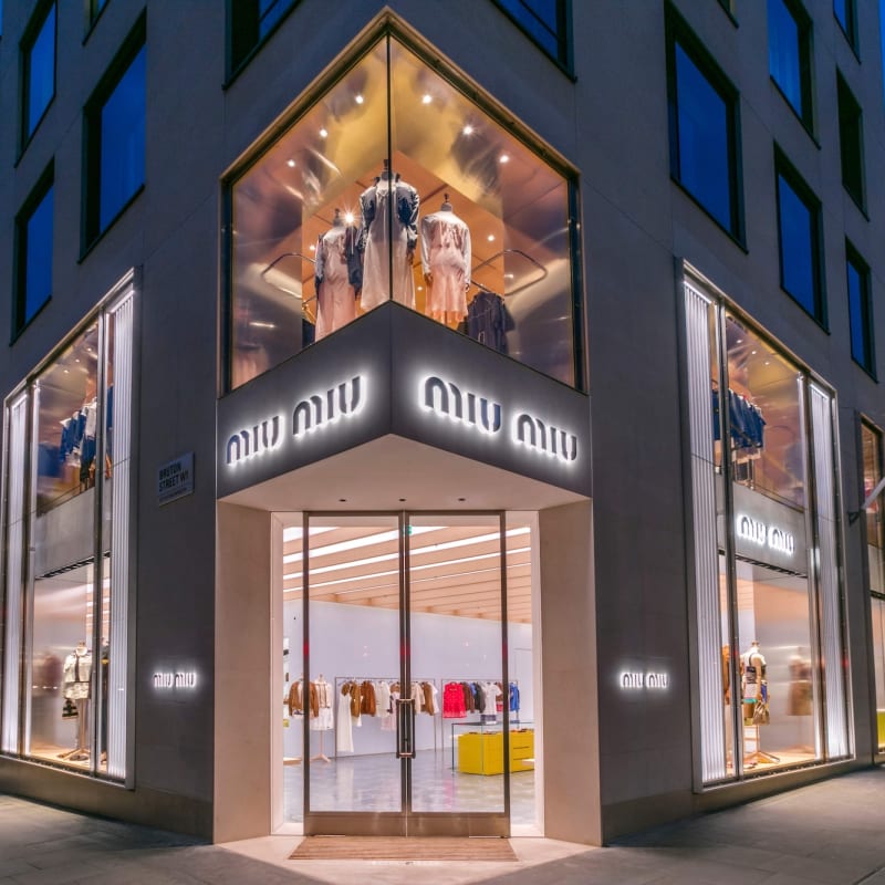 Miu Miu Reopens its London Flagship Store on Bond Street